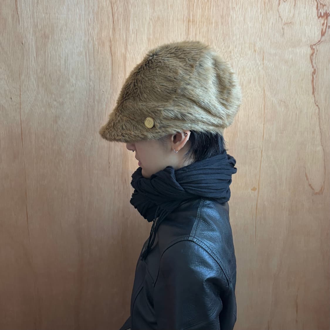 Ca4la 퍼 와이어 캡 상품이미지2