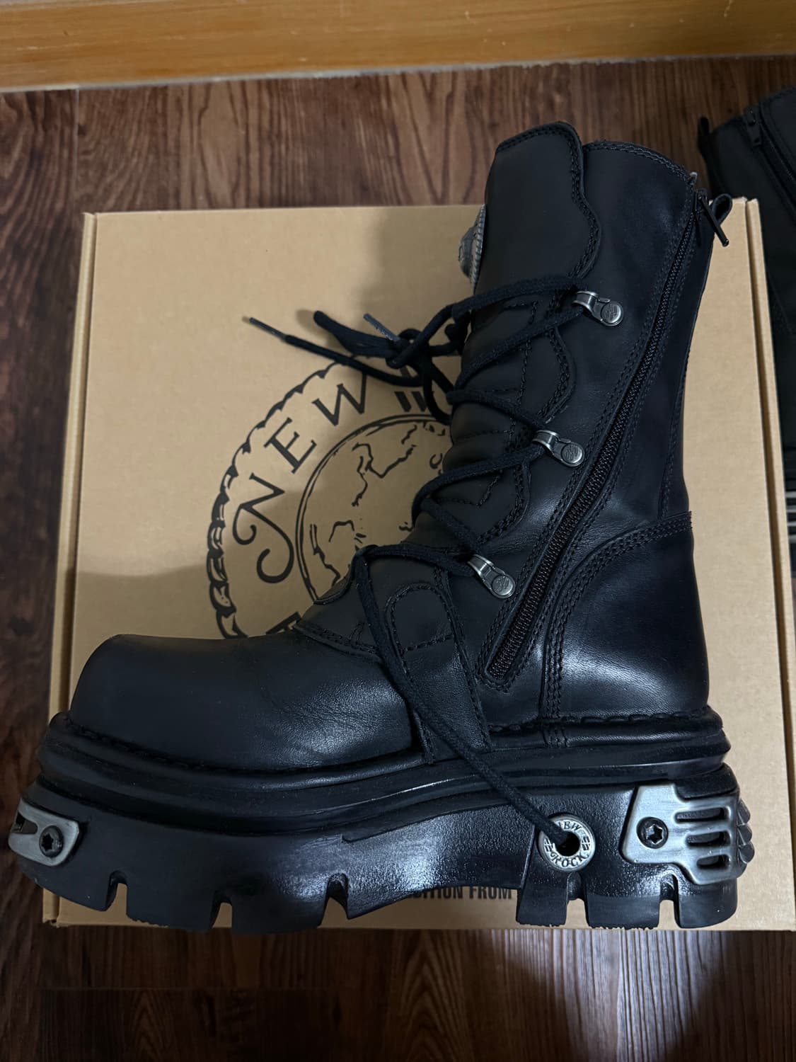 뉴락 부츠 BOOT BLACK REACTOR M-373-S4 EU39 상품이미지4