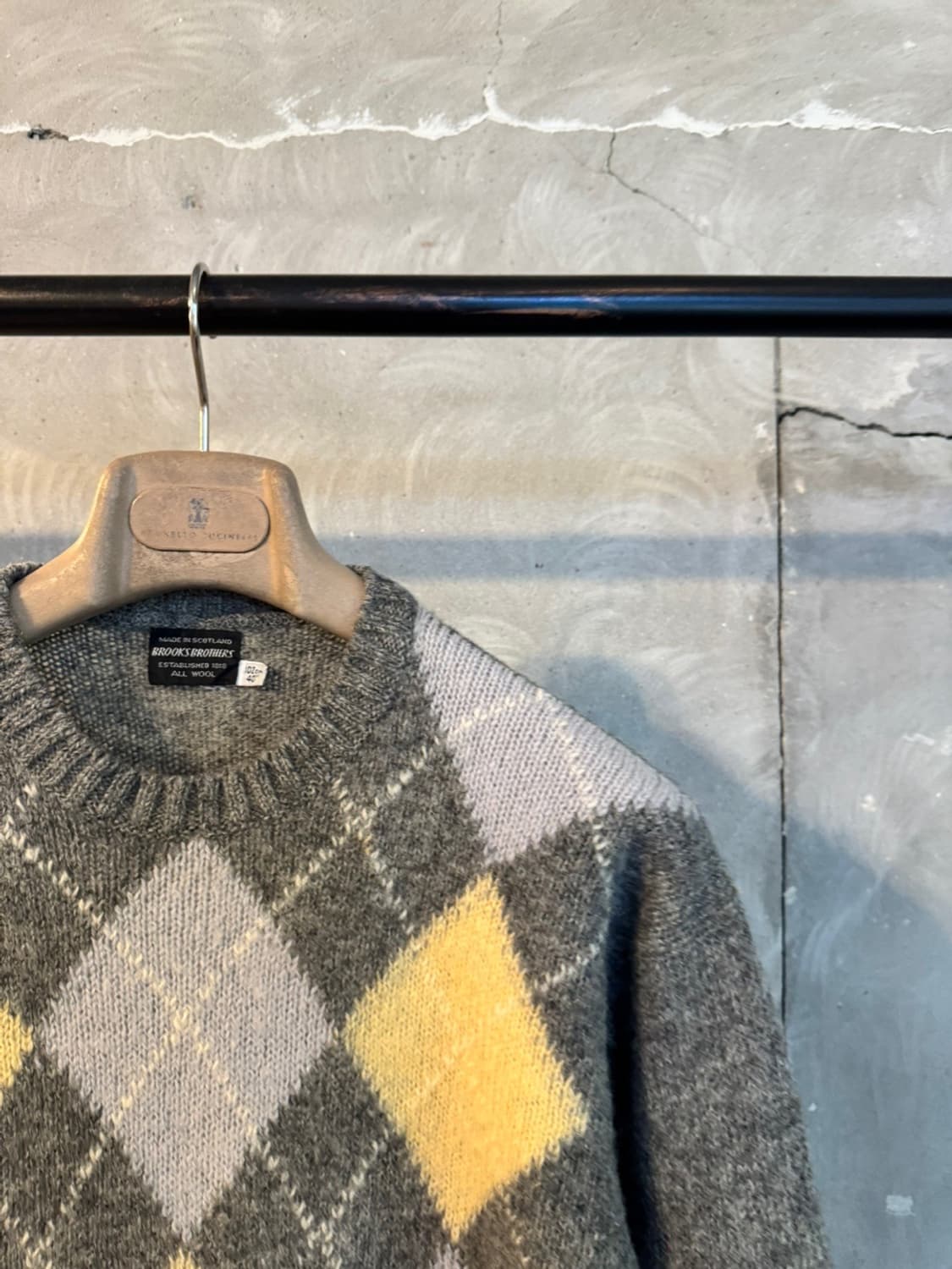 브룩스 브라더스 아가일 니트 66~77 상품이미지4