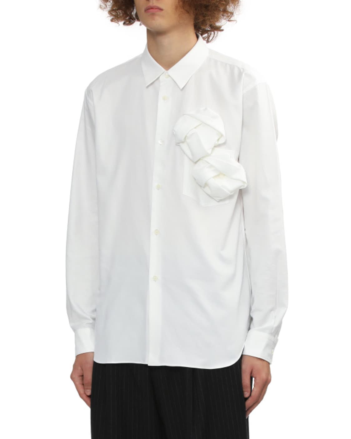 꼼데가르송옴므듀스 체스트 노트 드레스셔츠S 상품이미지5