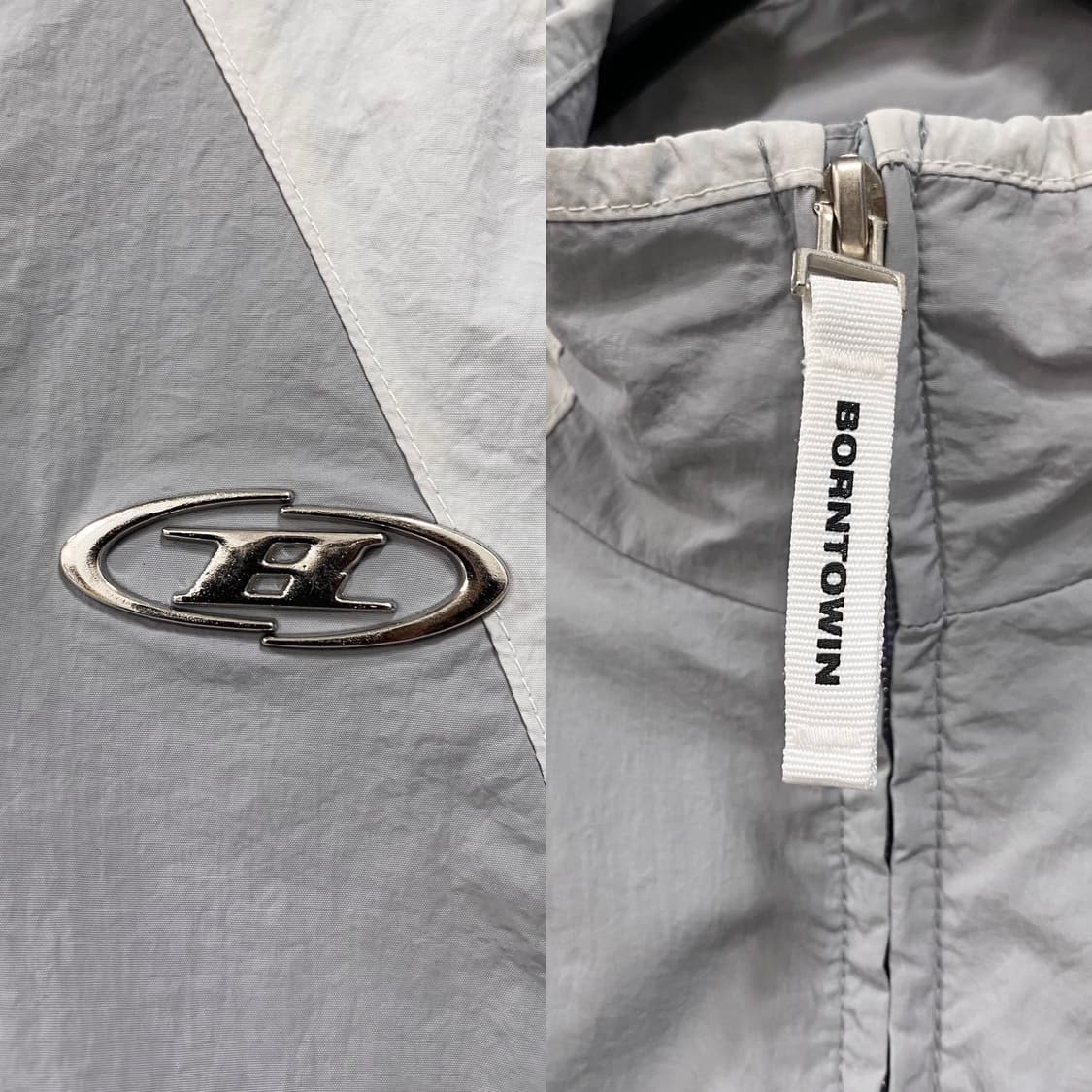 본투윈 우먼스 나일론 블록 자켓 그레이 상품이미지5