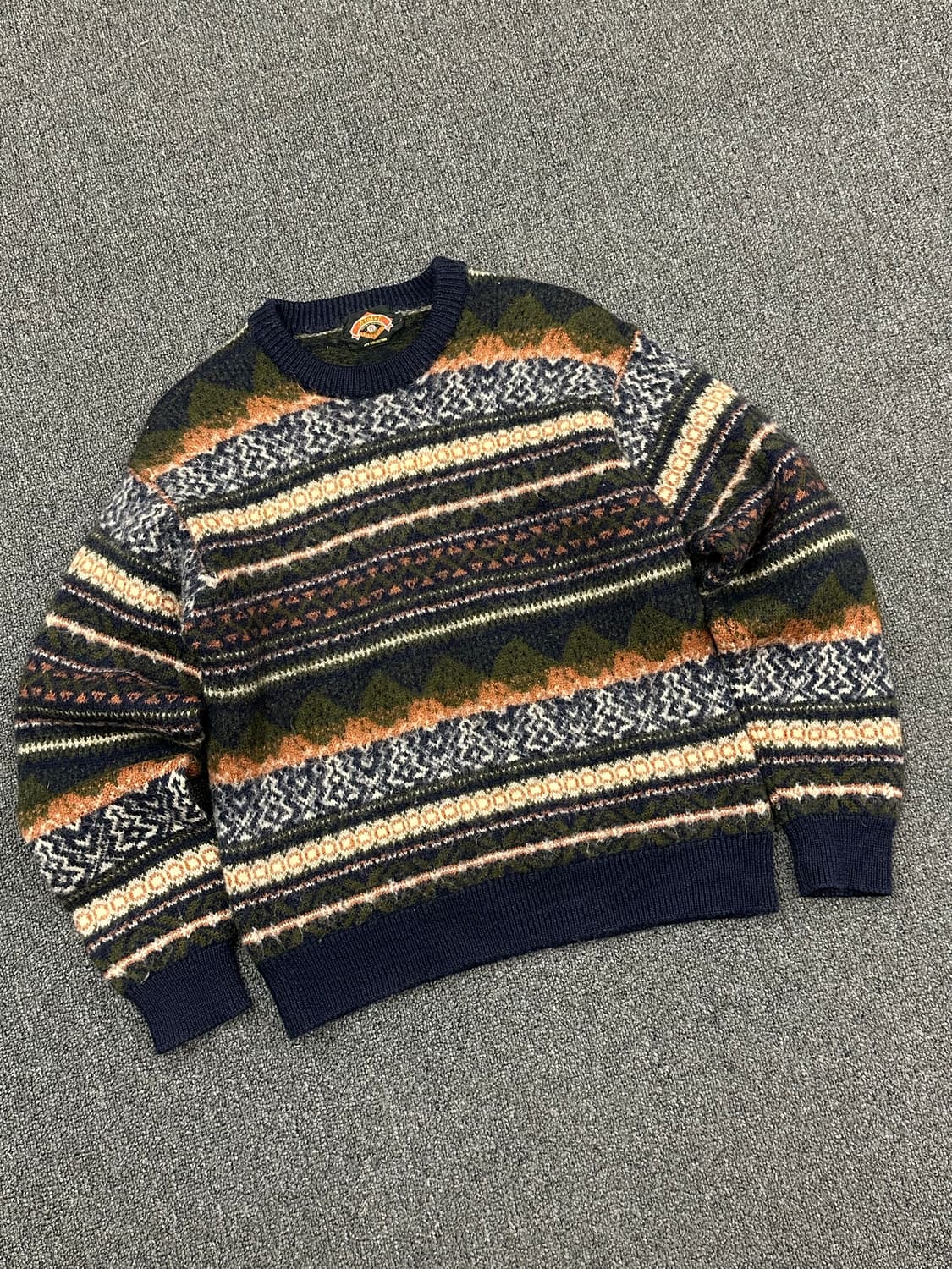 L)빈티지 여성 페어아일 울 스웨터 상품이미지1