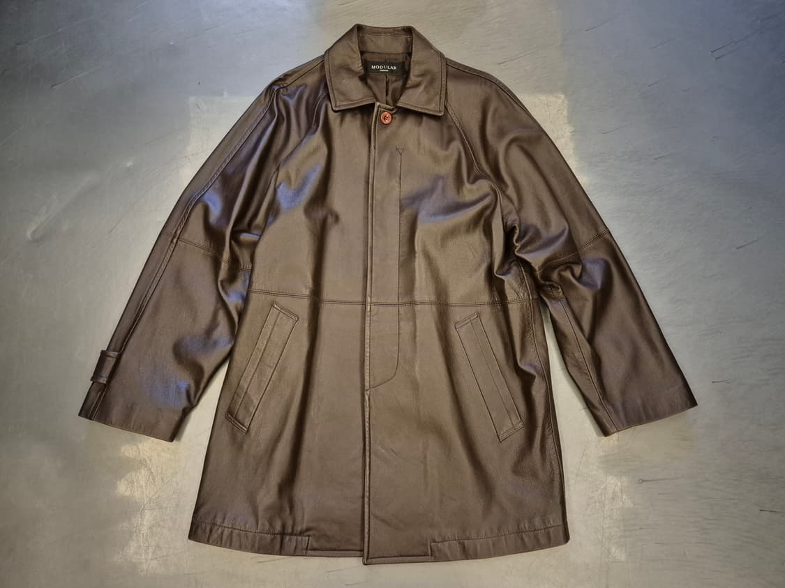 90s D'urban 양가죽 맥 코트 상품이미지1