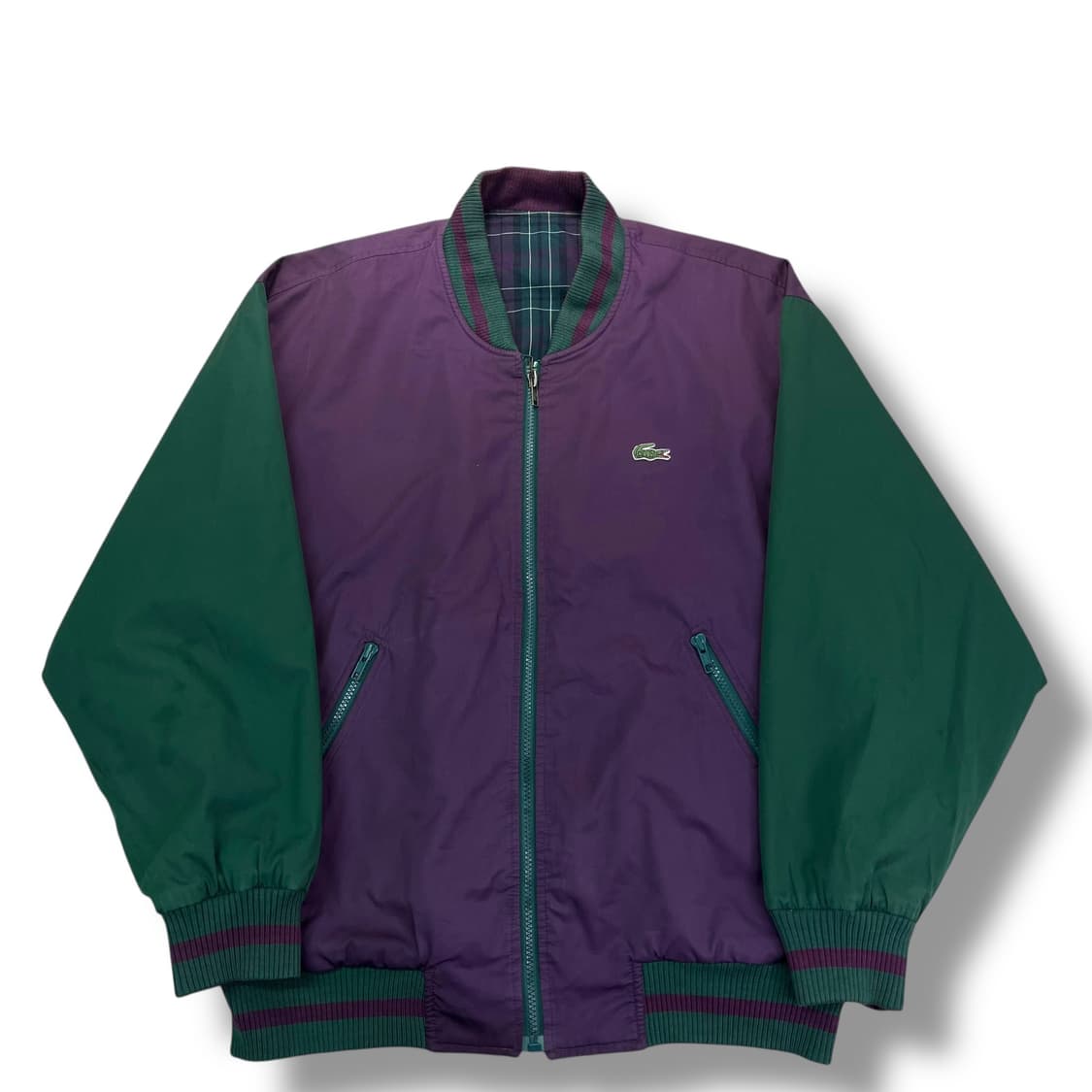 100  라코스테90s 리버시블 양면 바시티 자켓 상품이미지2