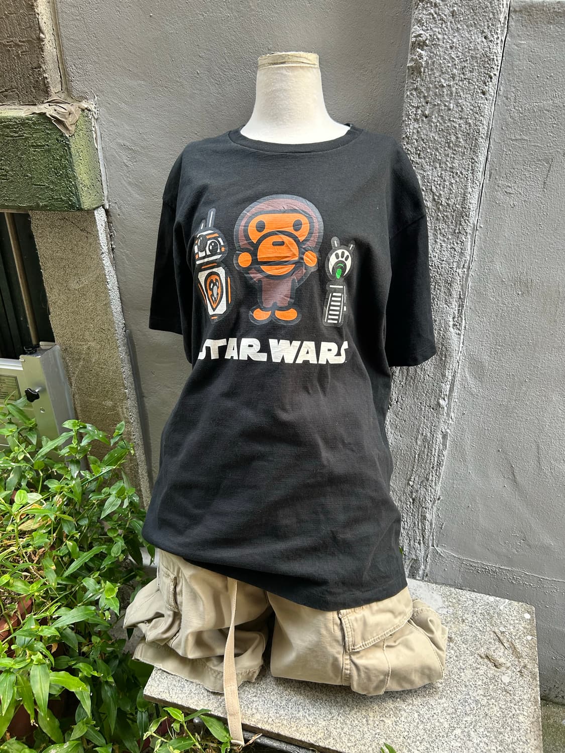 *rare* bape 베이프 스타워즈 프린팅 티셔츠 상품이미지1