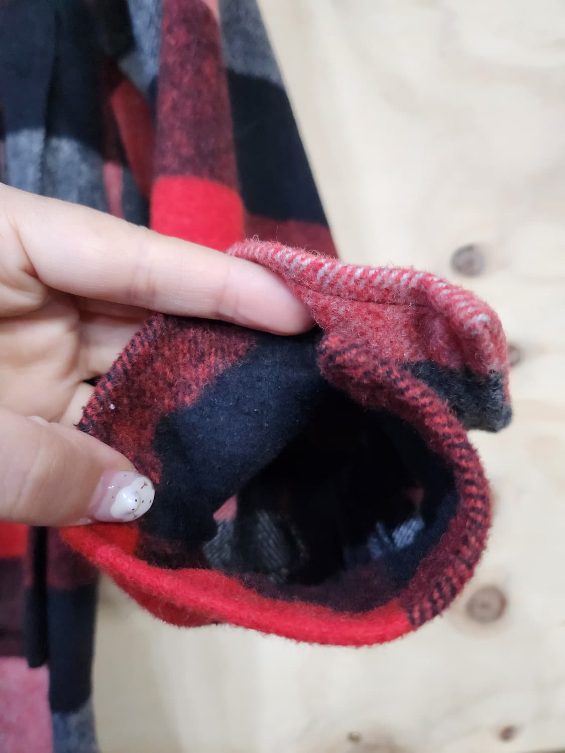 383) 쥬시주디 레드 체크 롱셔츠 상품이미지4