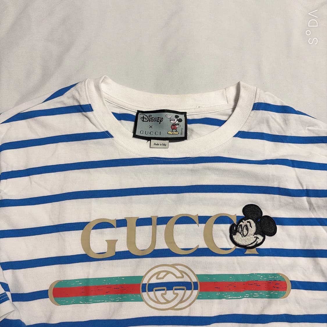 구찌 디즈니 콜라보 스트라이프 반팔티 상품이미지4