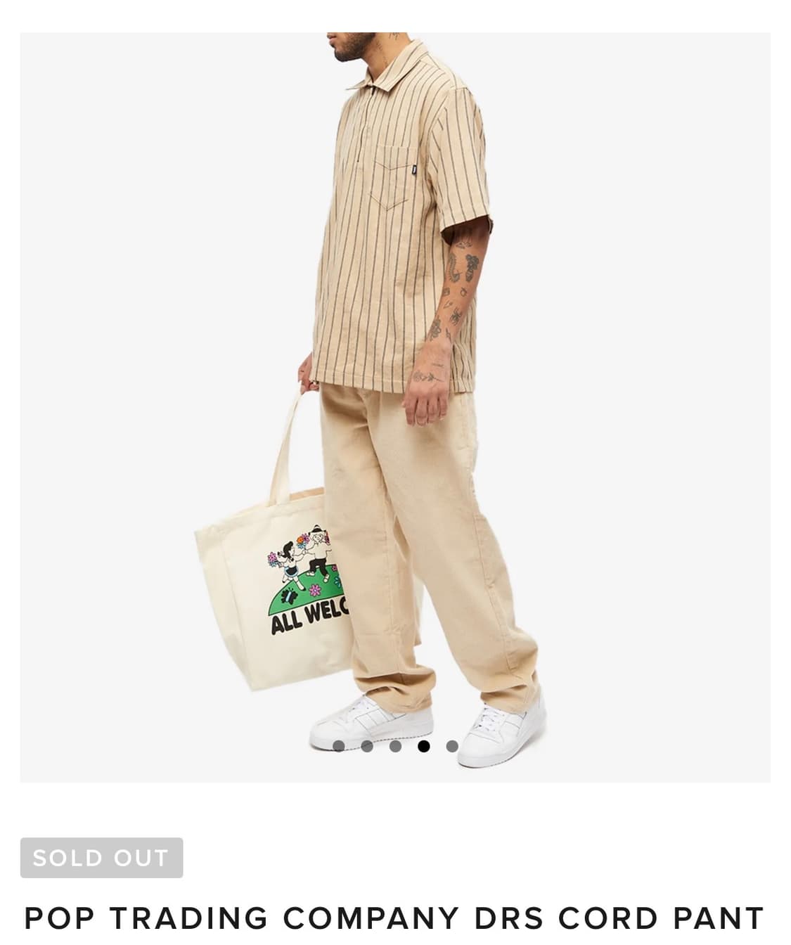 Pop Trading Company Drs Corduroy Pant S 상품이미지2