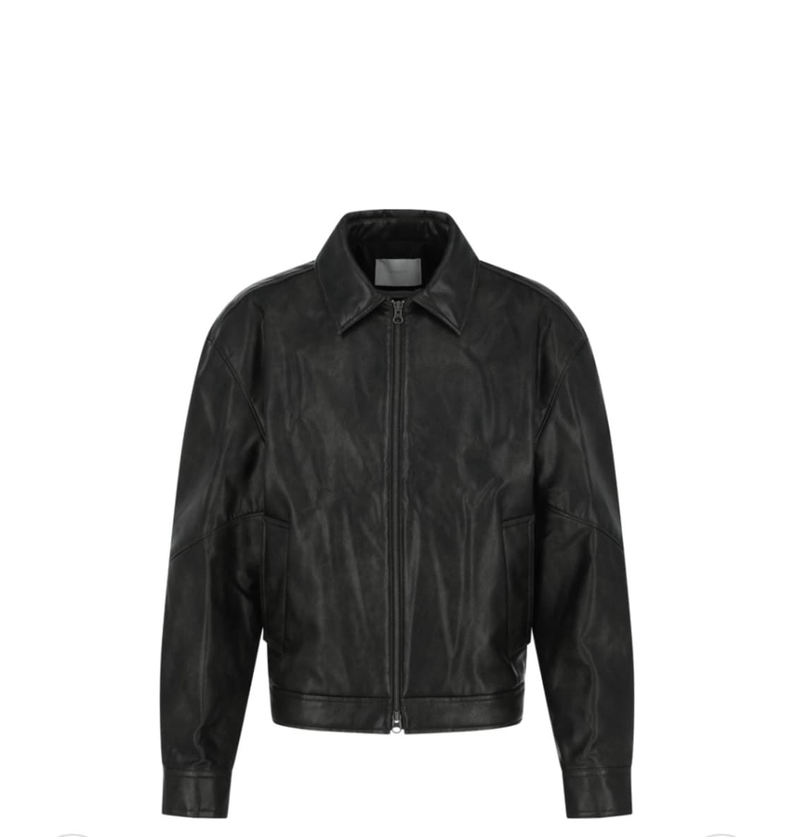 아모멘토 25FW 비건 레더 블루종 S 사이즈 판매 상품이미지3