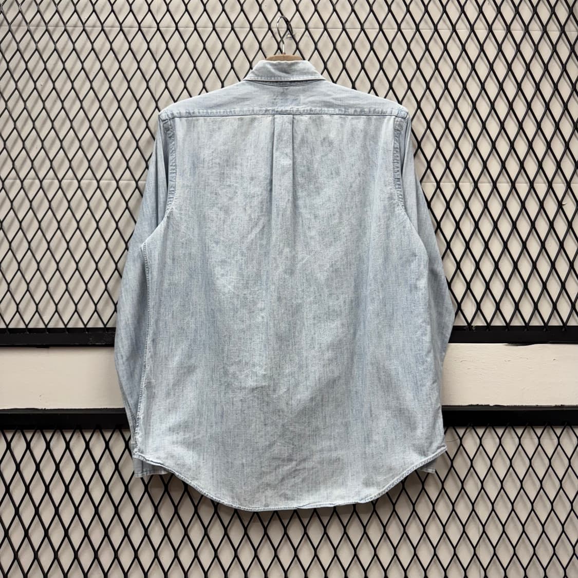 폴로 랄프로렌 솔리드 긴팔 데님 셔츠 멀티포니 포인트 상품이미지2