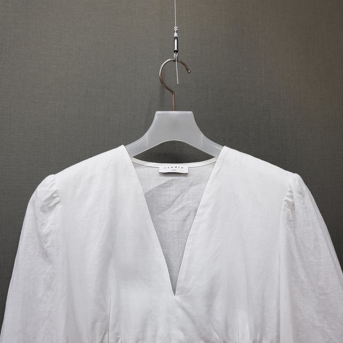 산드로 브이넥 프릴 미니 원피스 38사이즈 상품이미지3