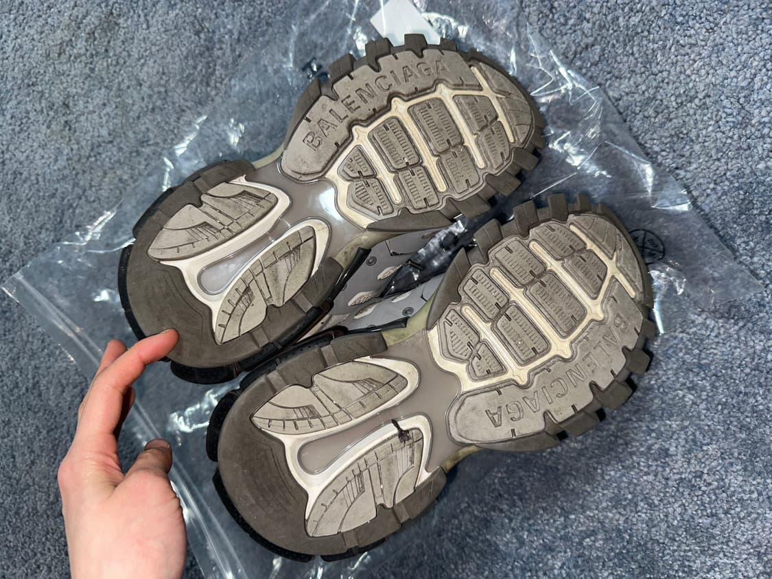 발렌시아가 트랙슈즈 화이트 그레이 37 상품이미지5