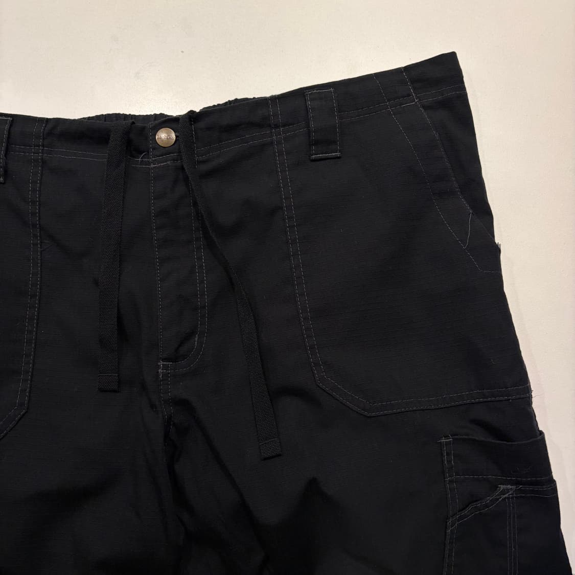 [XL] 칼하트 립스탑 스크럽 블랙 워크 팬츠 C591 상품이미지3