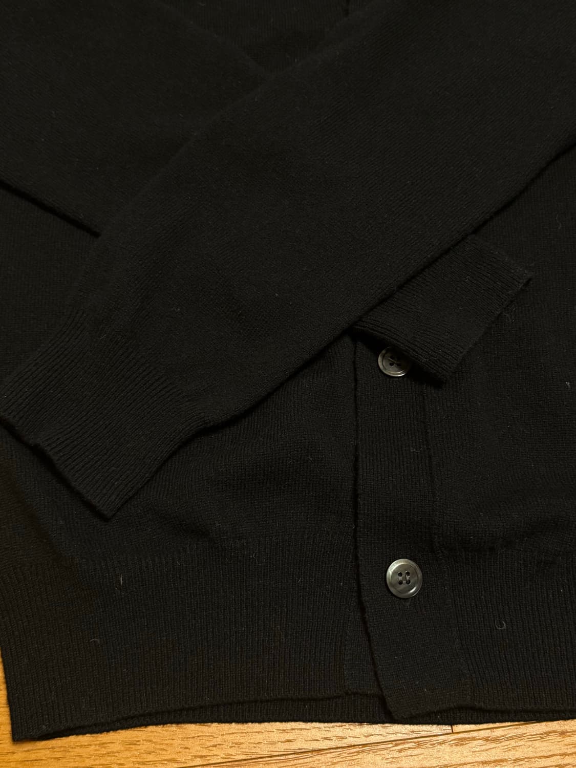 꼼데가르송 플레이 가디건 라지 검정색 상품이미지6