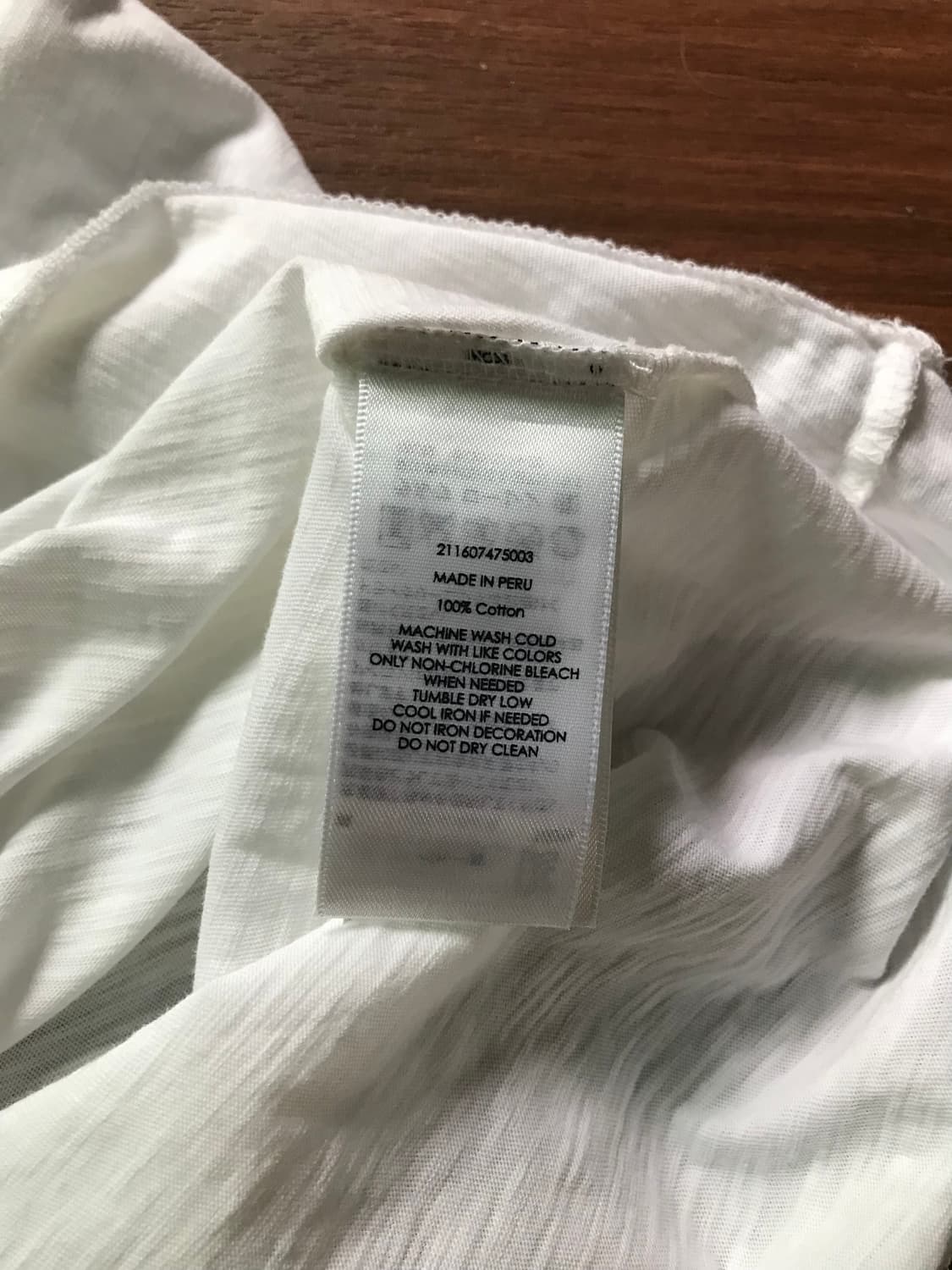 폴로 랄프로렌 중앙 프린팅 화이트 반팔티 상품이미지8