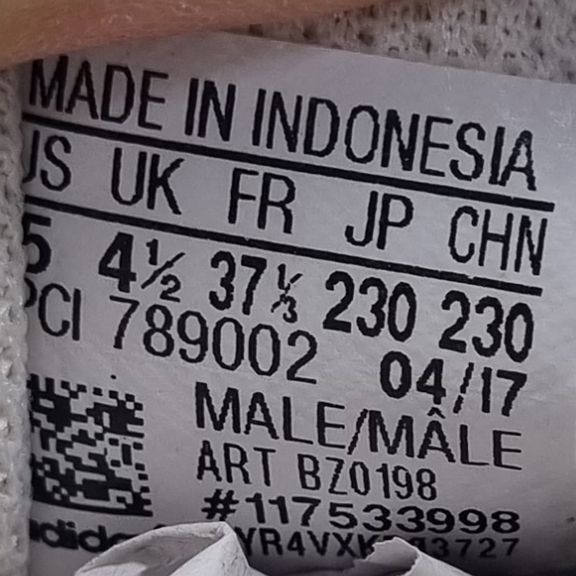 아디다스 슈퍼스타 흰검 운동화230 상품이미지6