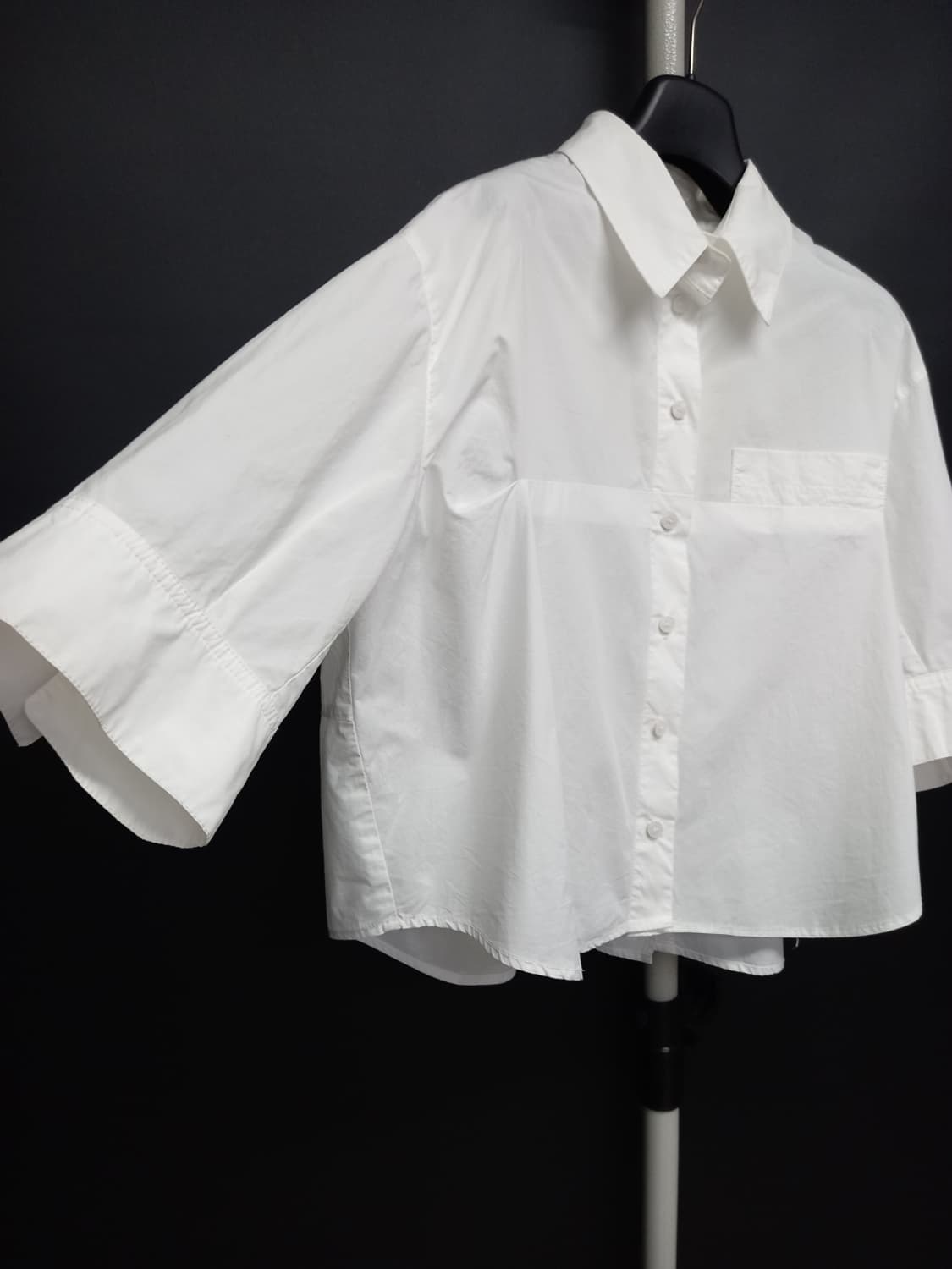 발렌시아 춘하 루즈박시핏 6부5부 남방 블라우스 55.66 상품이미지4