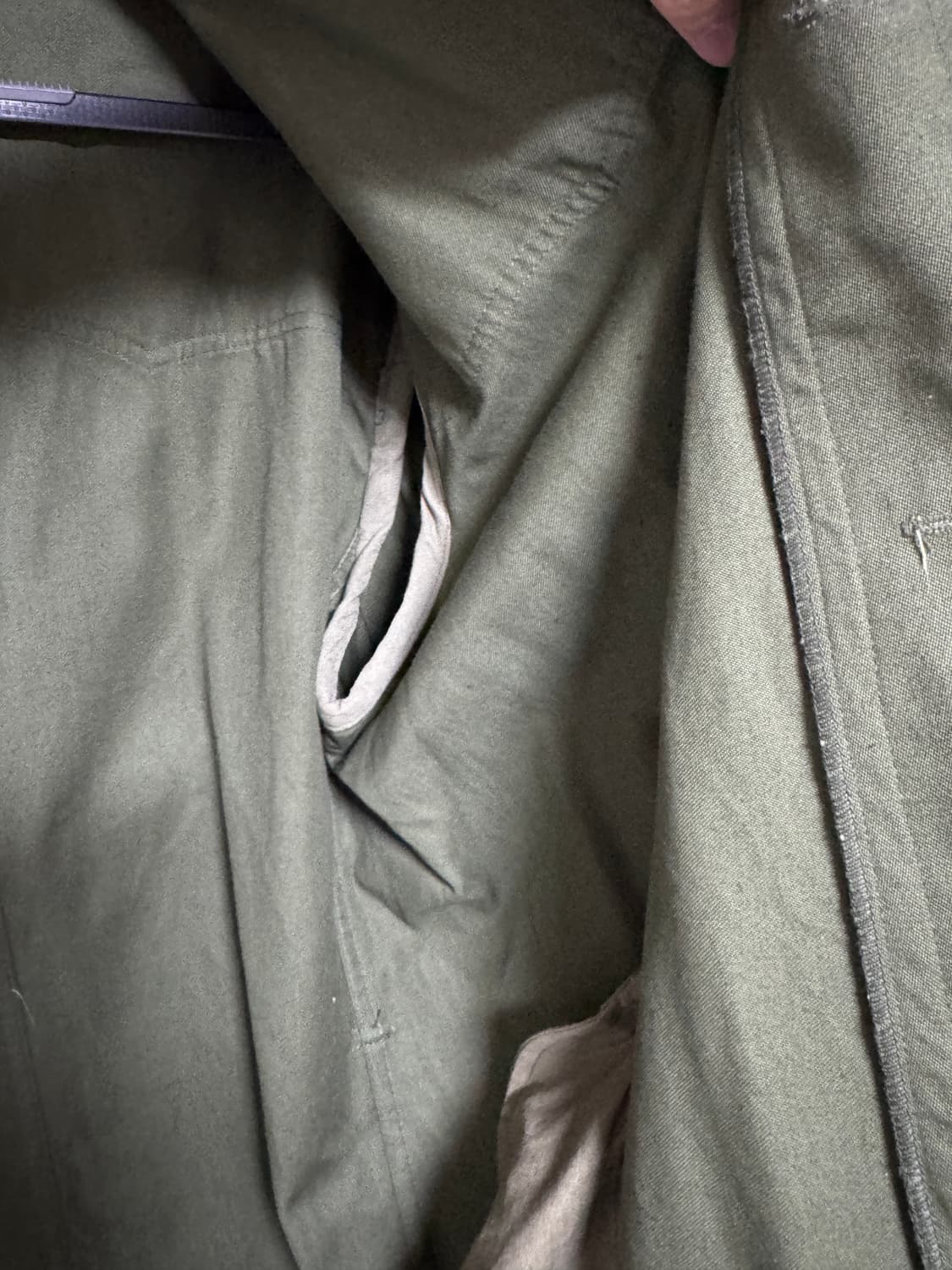 50s US Army OG-107 미군장교 코트 100-105 상품이미지7