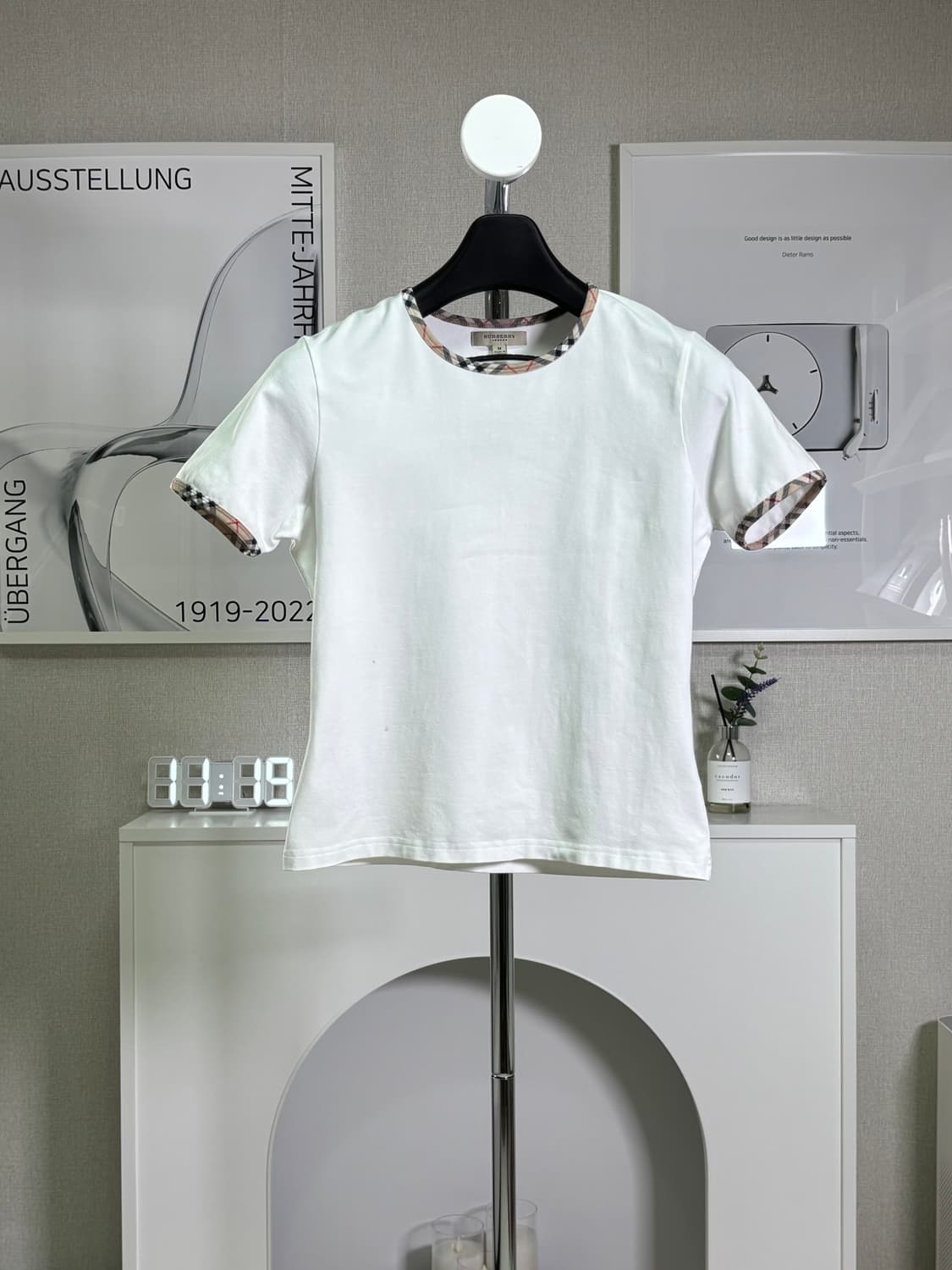 버버리(Burberry) 체크 링거 티셔츠 (M) 상품이미지1