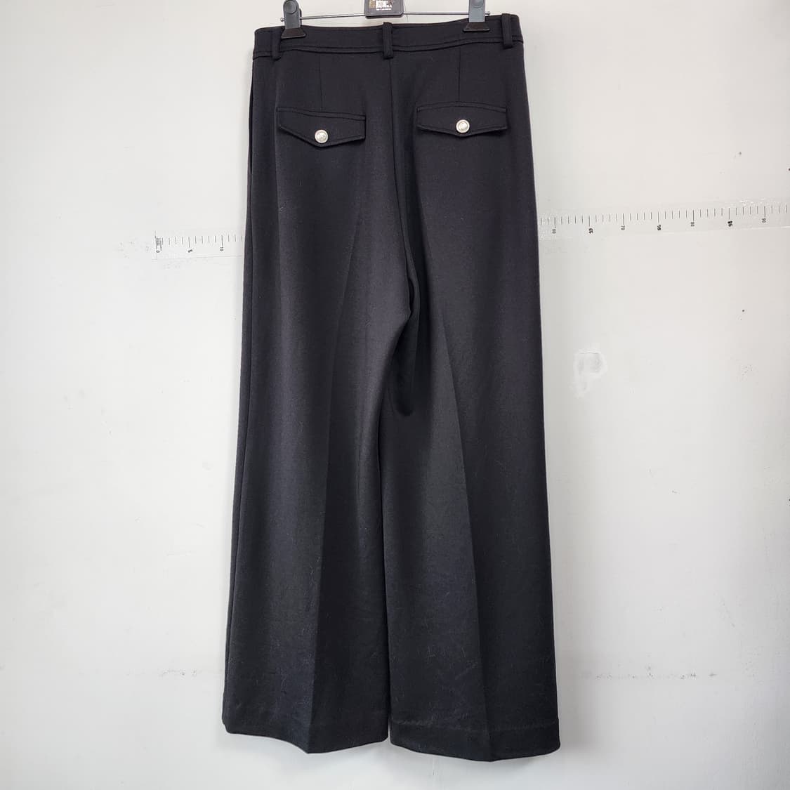 JULL LOG 블랙 와이드 팬츠 상품이미지6