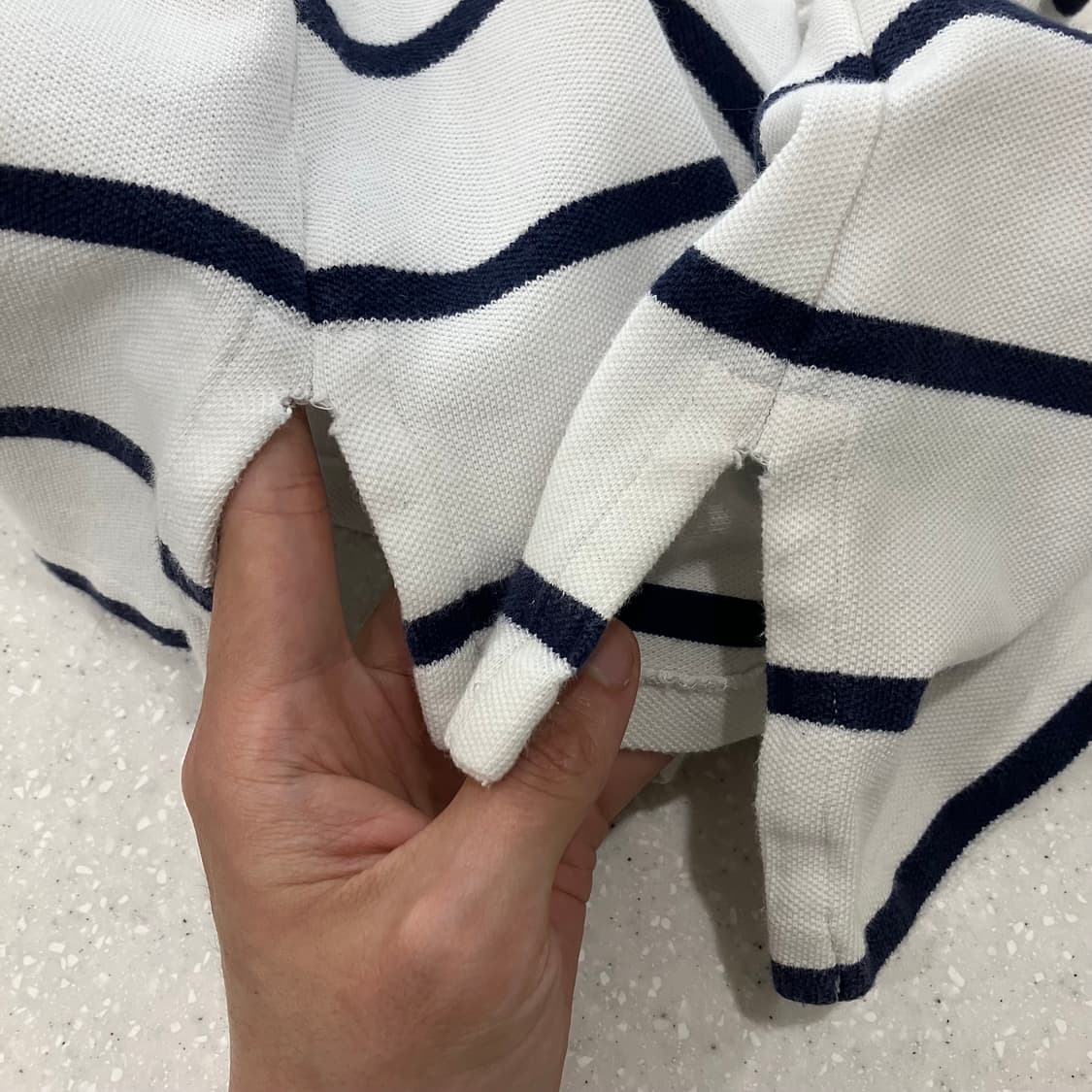 532 폴로 스트라이프 카라 반팔 pk 상품이미지7