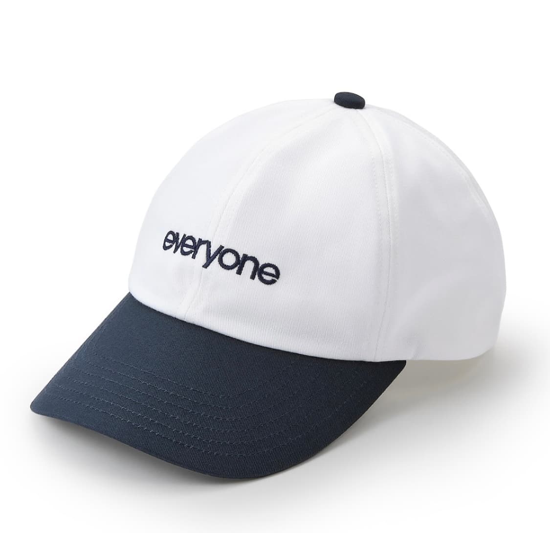 everyone og logo daily cap (WHITE/NAVY) 상품이미지2