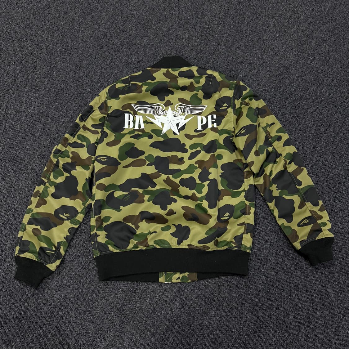 베이프 카모 ma-1 항공점퍼 자켓 상품이미지5