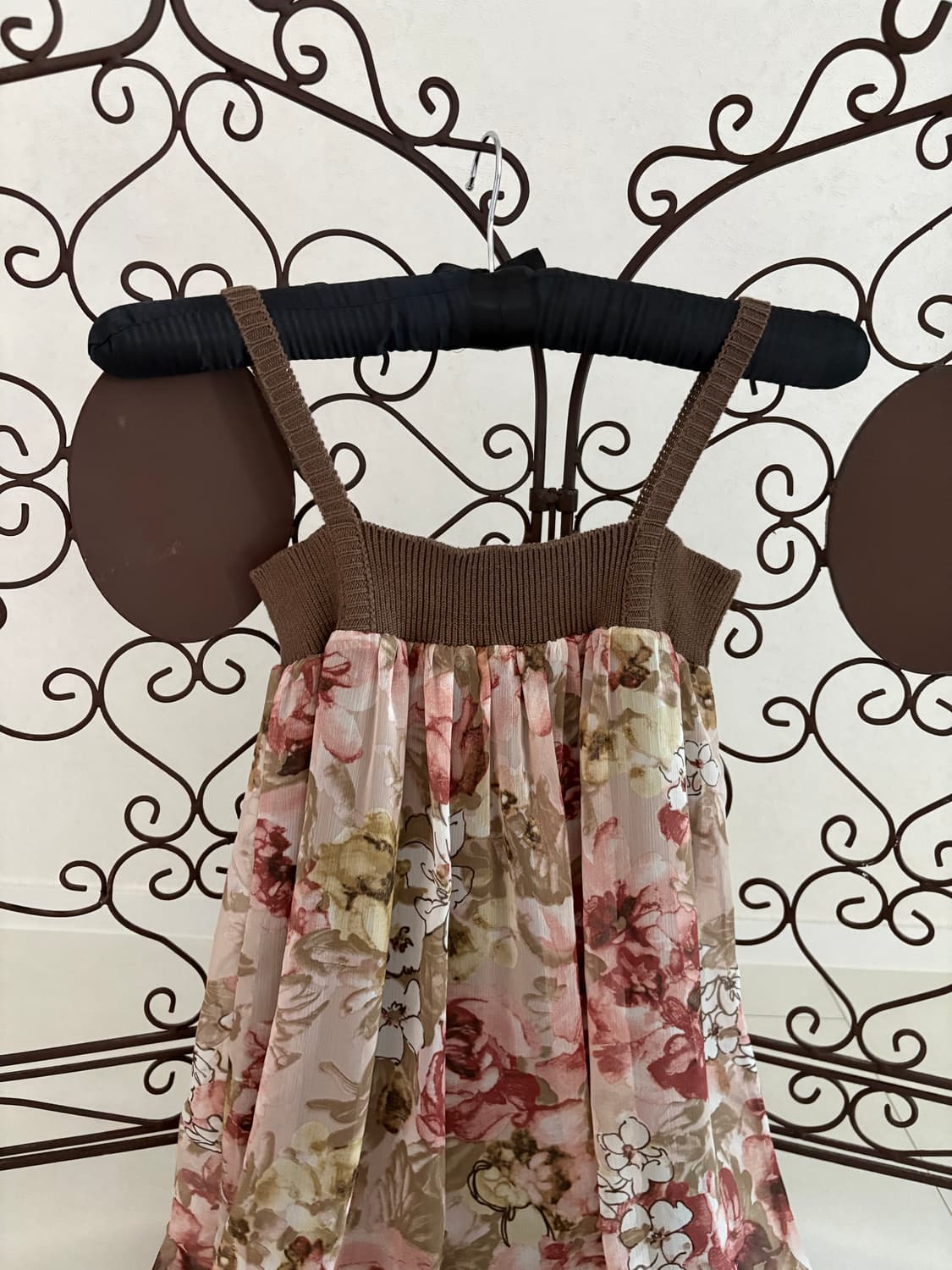 vintage rose chiffon dress 상품이미지4