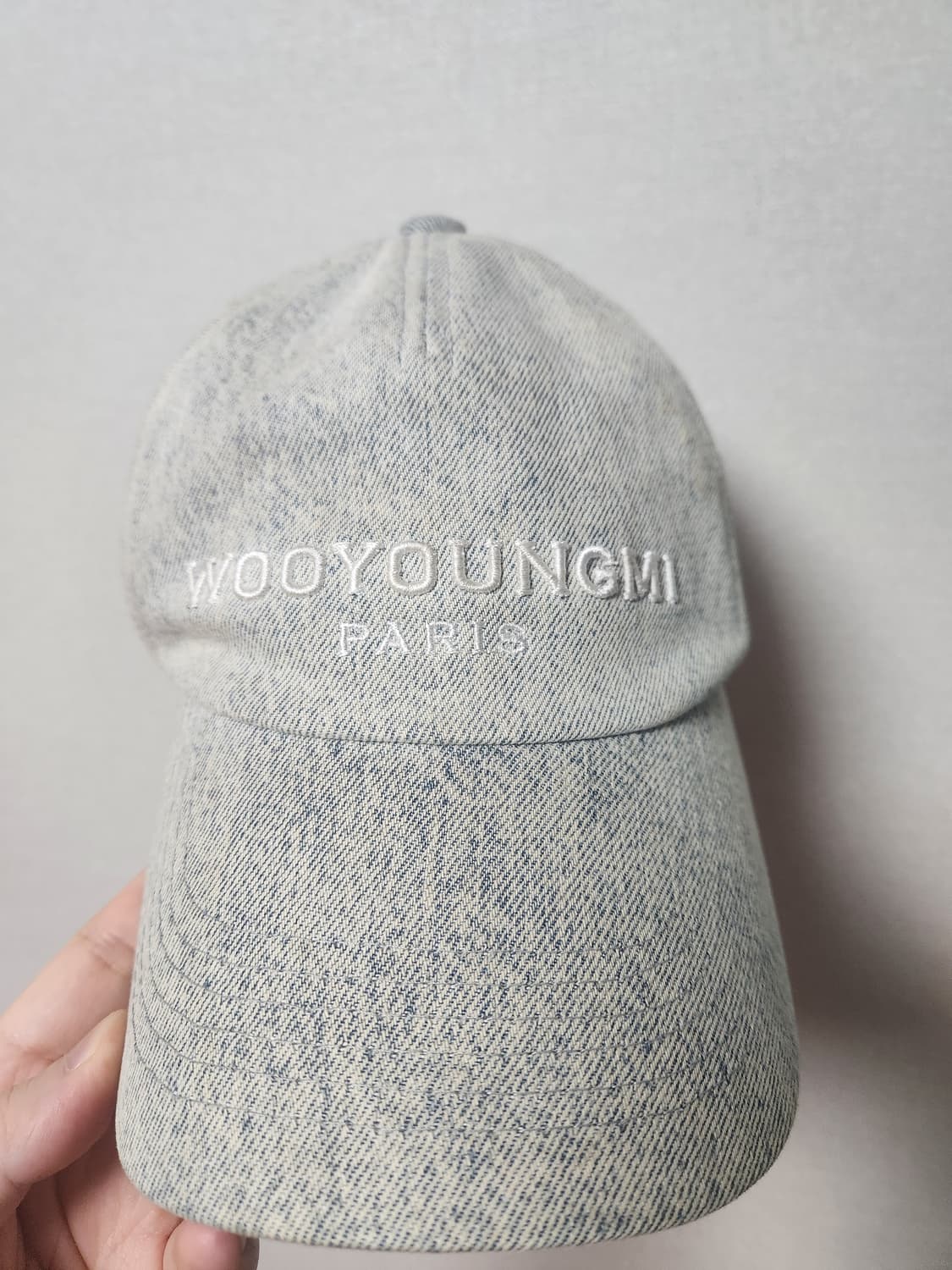 우영미 엠블로이드 볼캡 블루(연청) 상품이미지5