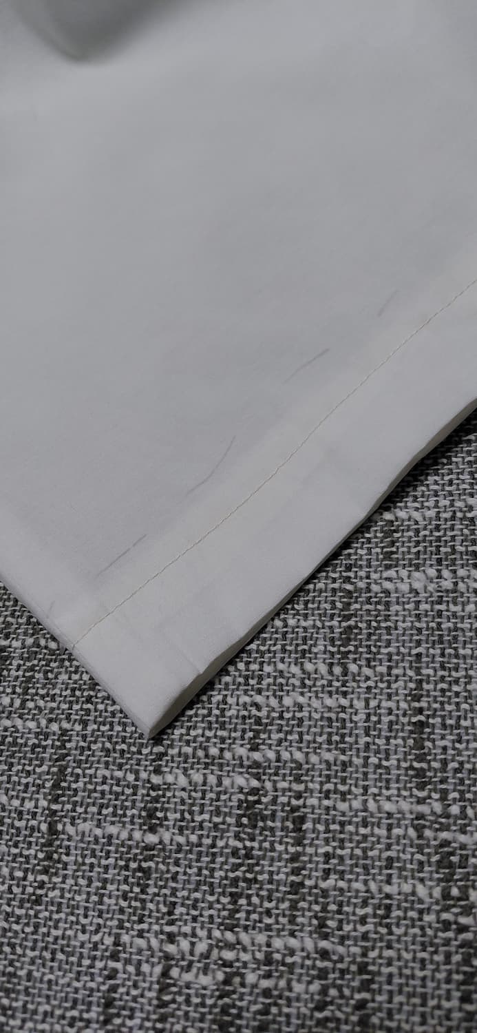 [46] Armani Jeans 테크니컬 스트링 와이드 팬츠 (화이트) 상품이미지10