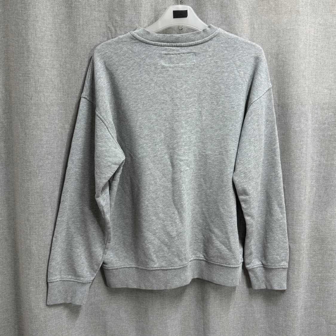 [L] 베네통 루즈핏 코튼 남성 맨투맨 긴팔 티셔츠 상품이미지4