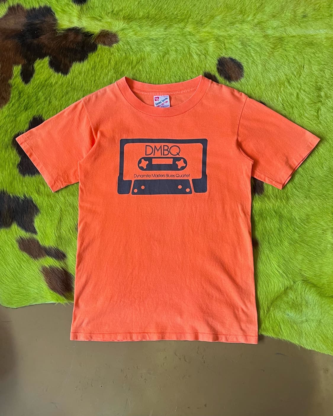 1990s "D.M.B.Q" USA Vintage 1/2 T-Shirt 상품이미지3