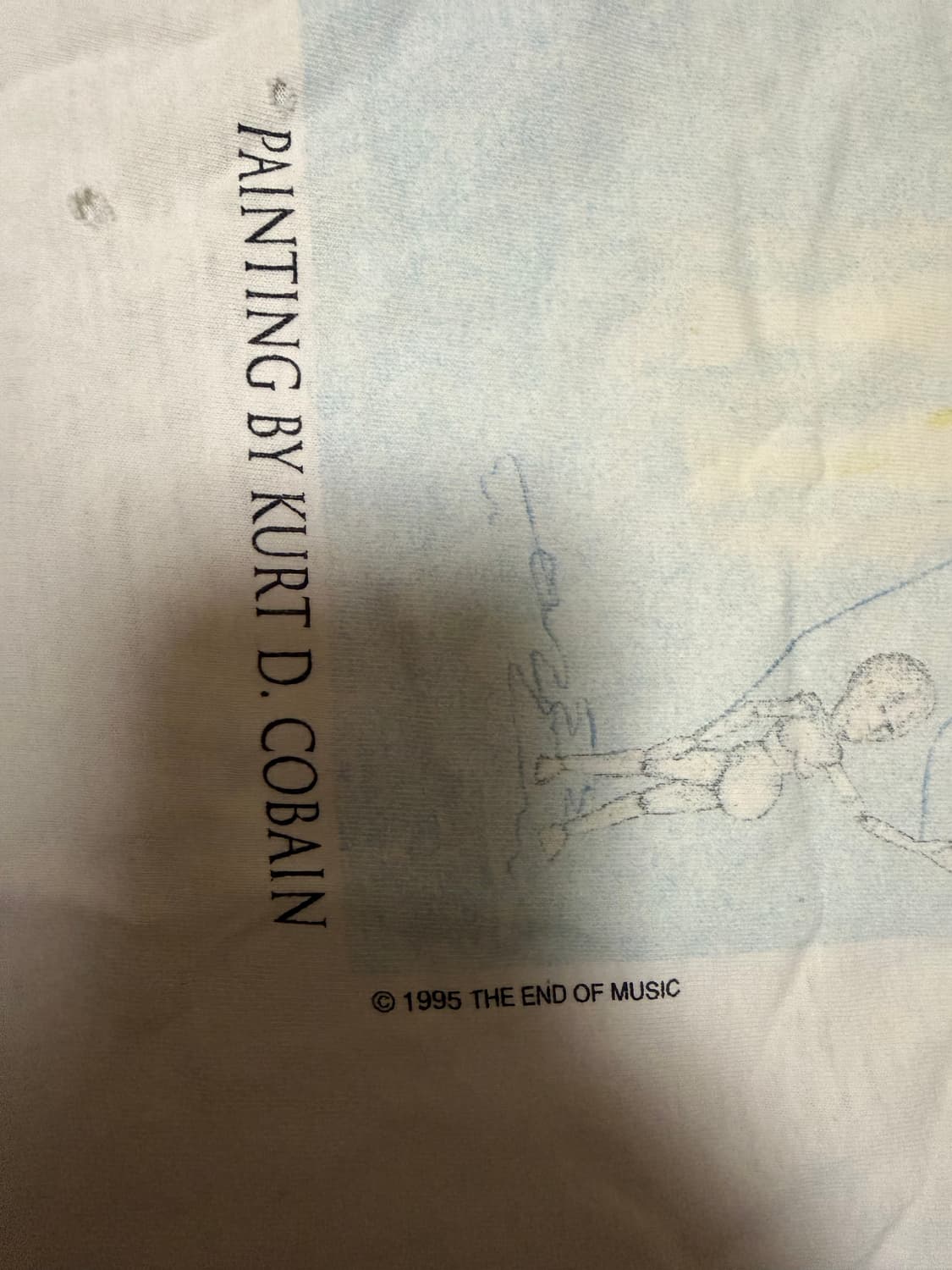 90s 너바나 커트코베인 밴드티 XL 상품이미지7