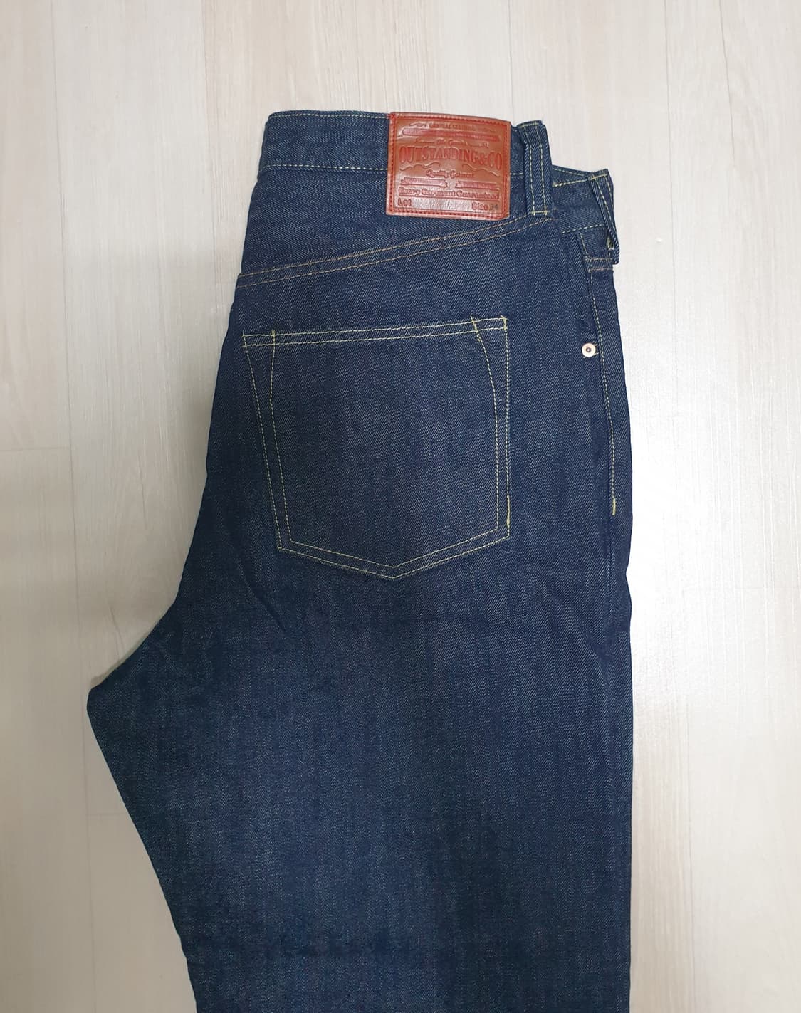 아웃스탠딩 W.W. II 셀비지 인디고 데님 L사이즈 상품이미지3