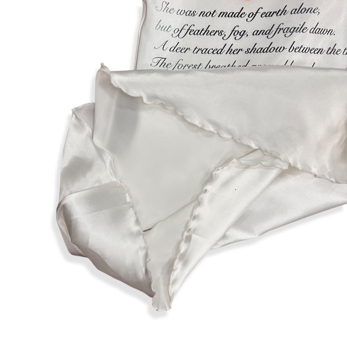 Deer Lettering Long Slip Skirt 상품이미지7