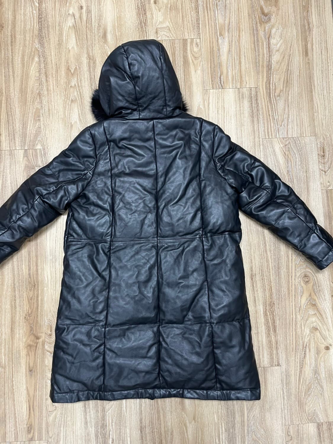 ROBO 폭스퍼 양가죽 구스다운 패딩 코트 88 상품이미지5