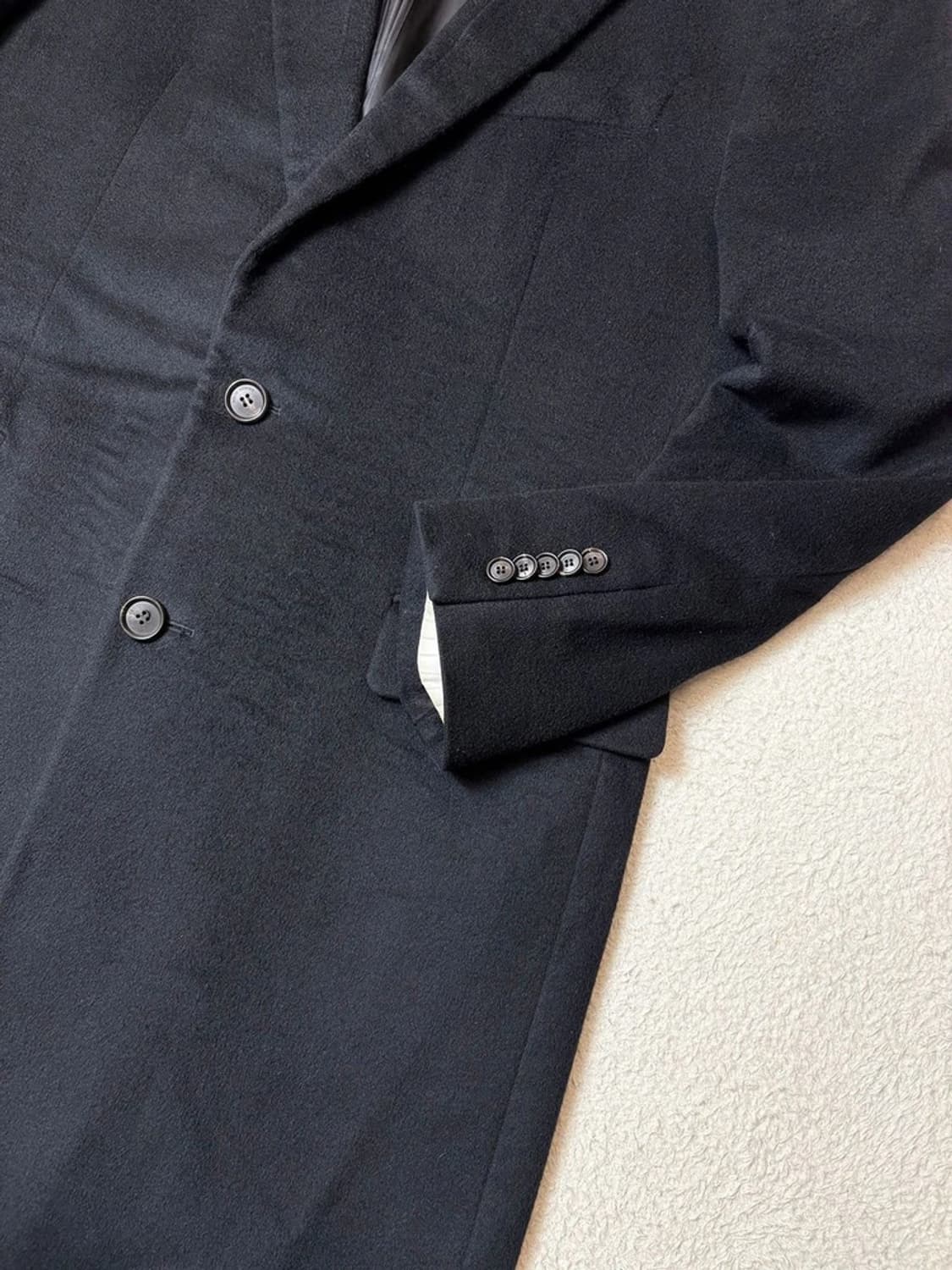 솔리드옴므 11FW 캐시미어 울 코트 PN6534 상품이미지5