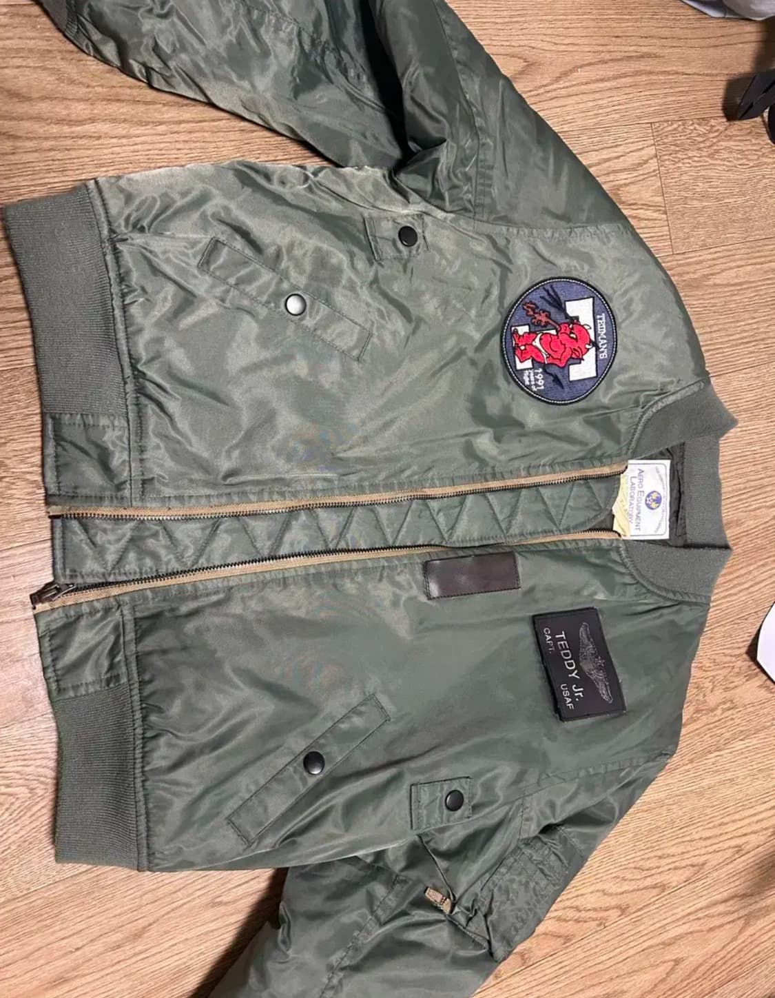 테드컴퍼니 항공 블루종 점퍼 팔아요 상품이미지1