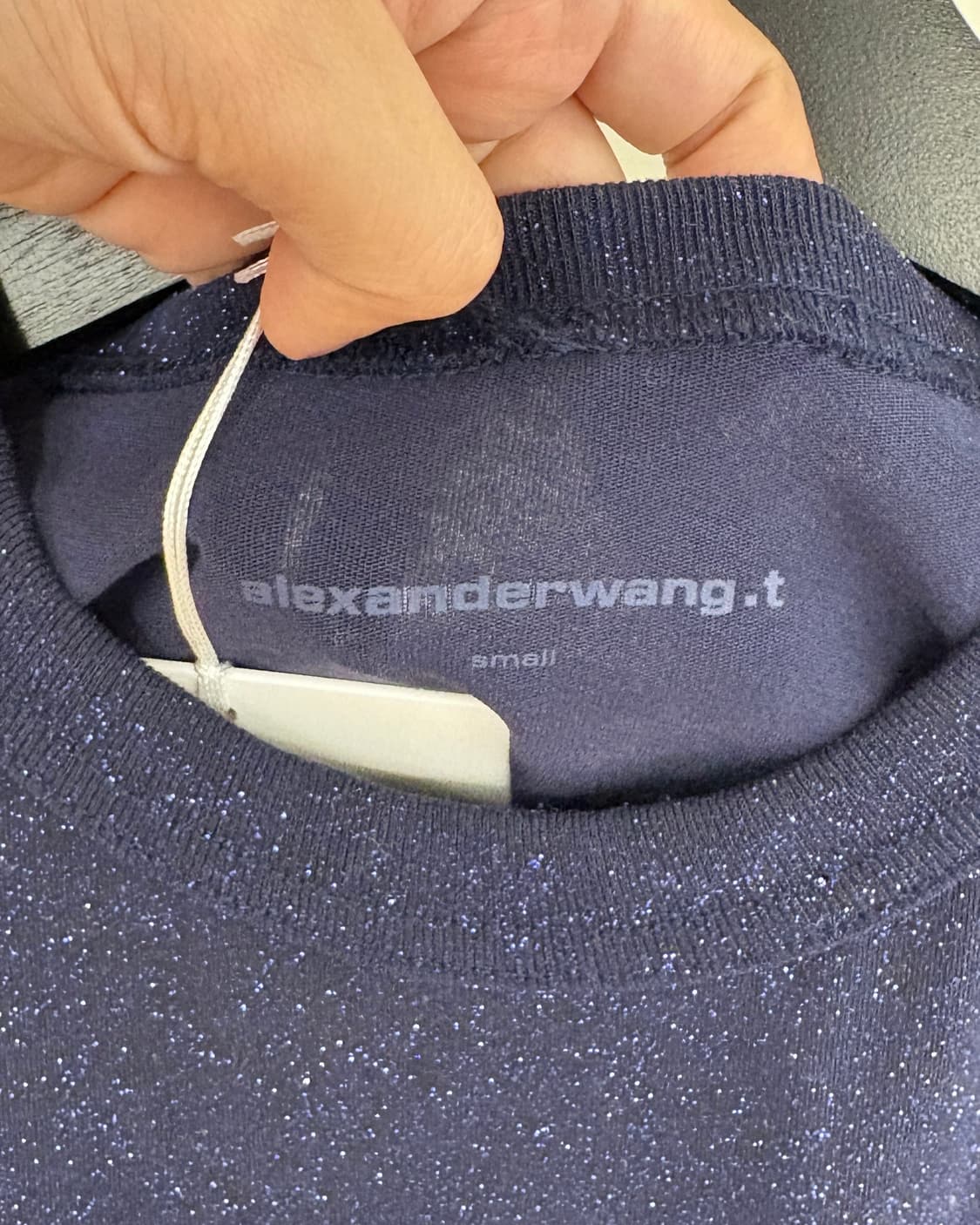 알렉산더 왕 퍼플 글리터 퍼프로고 하프티 상품이미지7