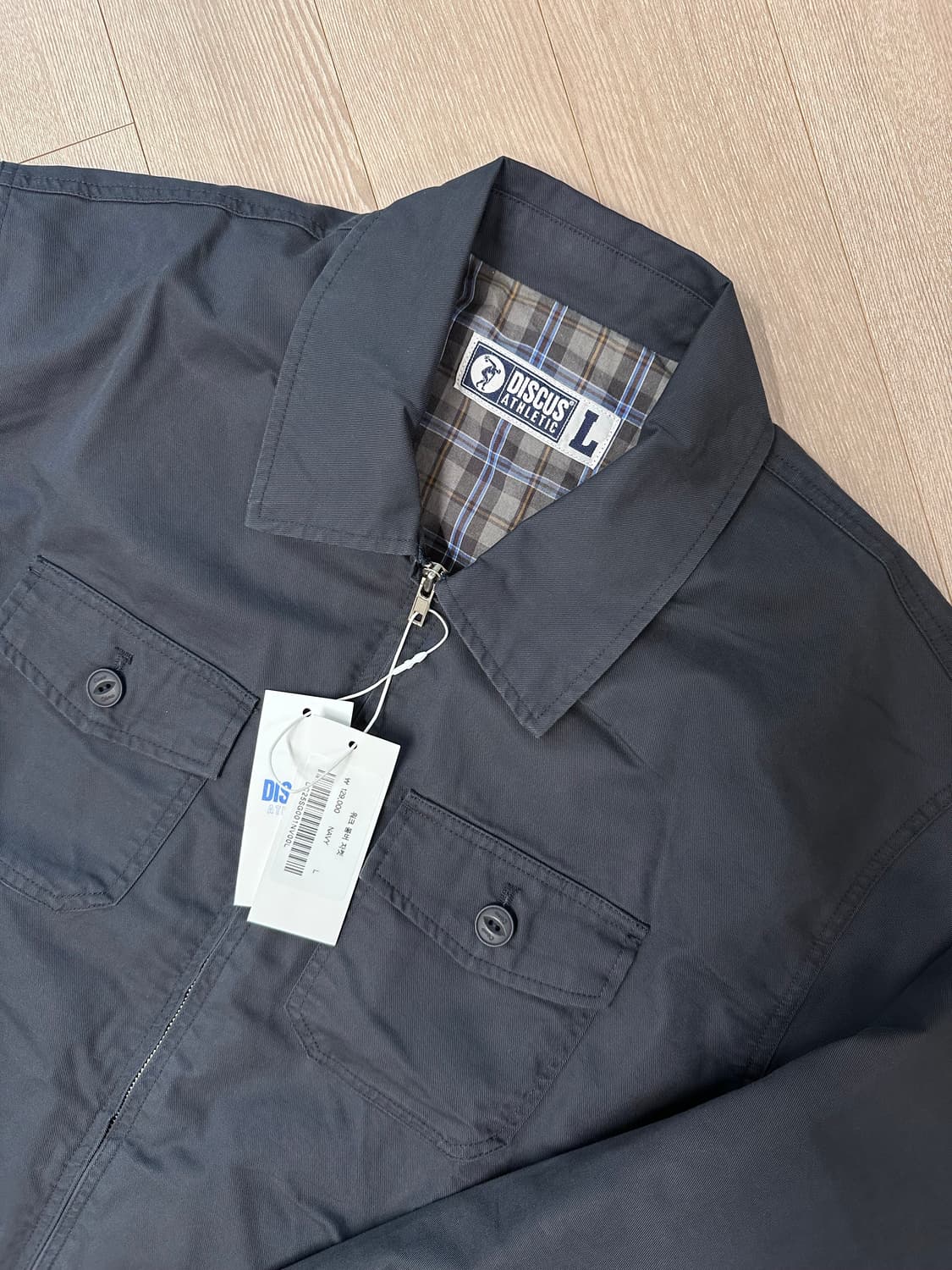 디스커스 애슬레틱 유틸리티 트윌 자켓 네이비 L 사이즈 상품이미지3