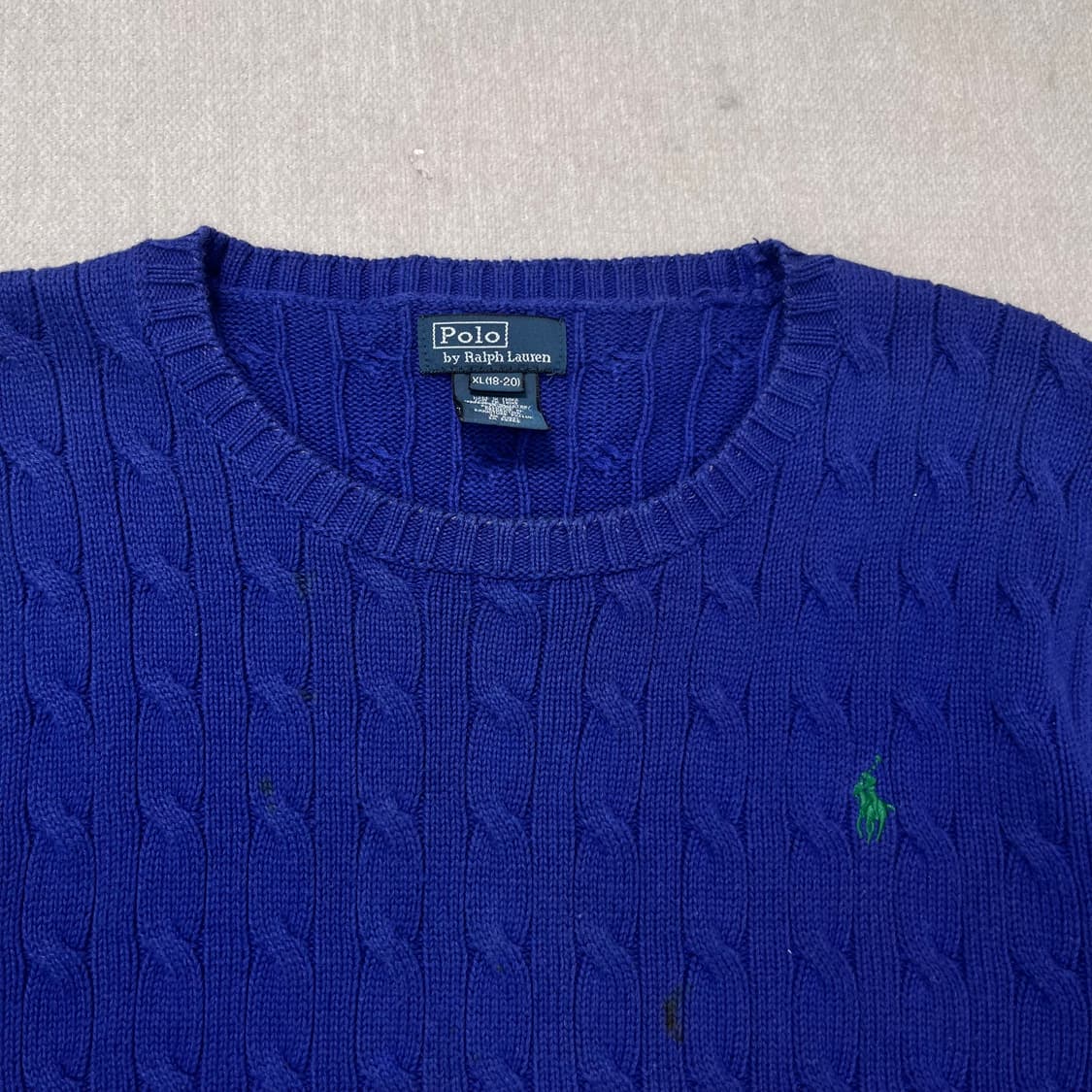 100 폴로 랄프로렌 꽈배기 니트 상품이미지2