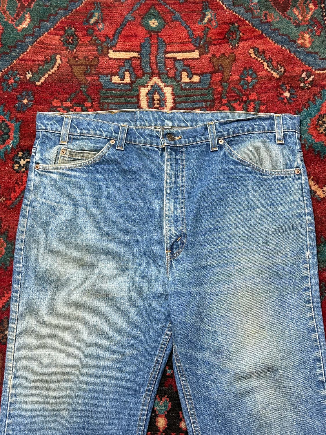 90's 리바이스 517 오렌지탭 부츠컷 플레어진 상품이미지5