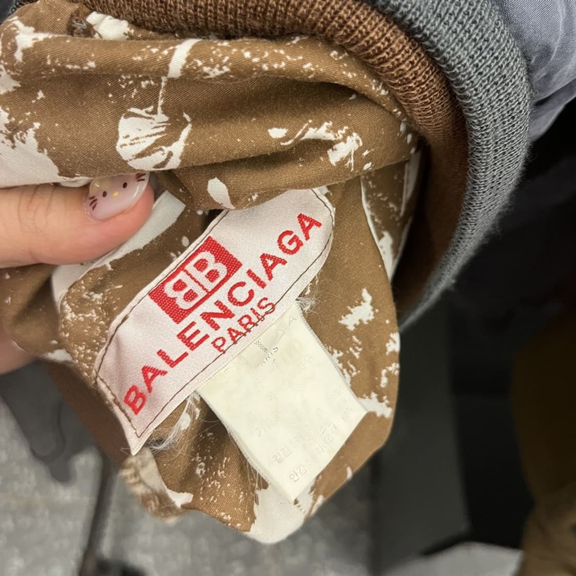발렌시아가 빈티지 올프린팅 리버시블 블루종 자켓 105 C06016 상품이미지6