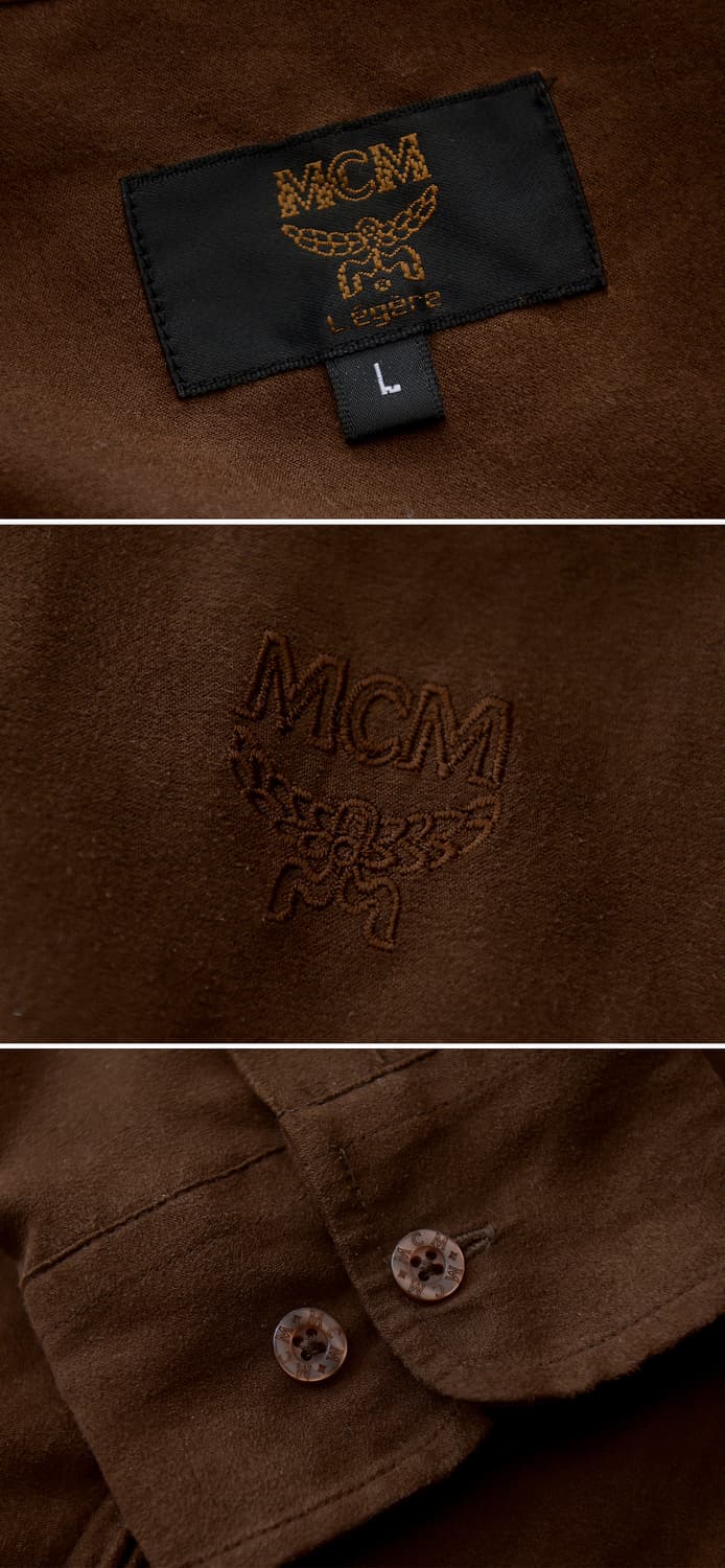 MCM 오리지널 벨벳 스웨이드 집업 셔츠 자켓 (95-100) 상품이미지10