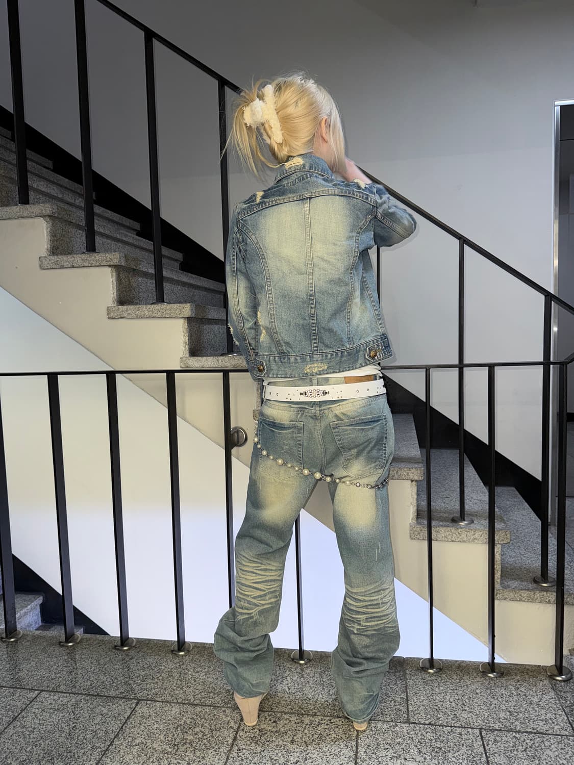 destroyed denim jacket 상품이미지6