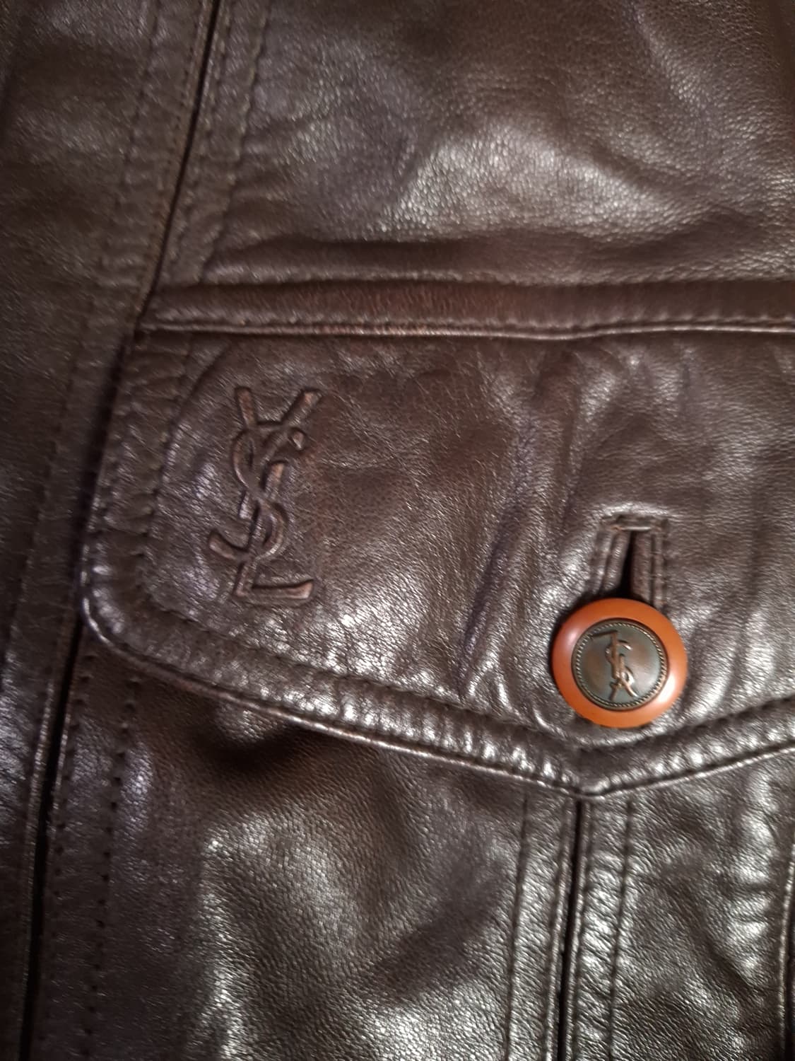 오리지날 입셍로랑 양털퍼 리얼램스킨 자켓 상품이미지4