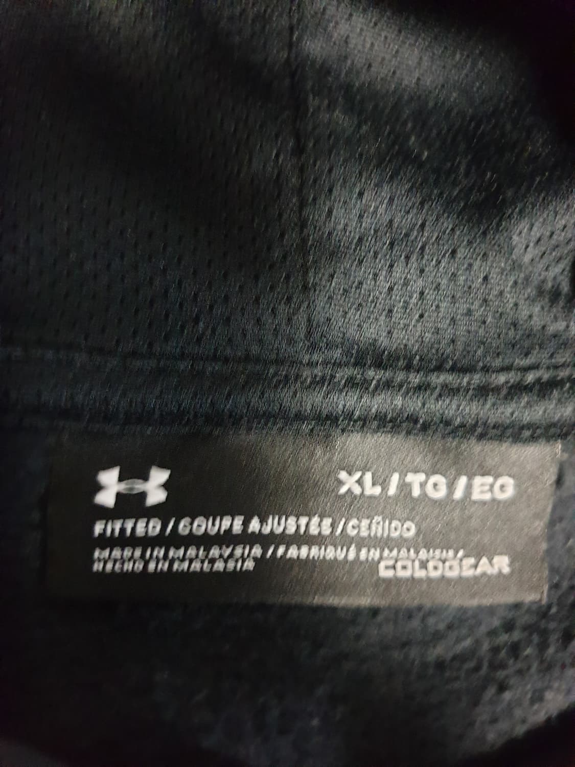 언더아머 RIVAR 기모 후드티 블랙 (XL) 상품이미지3