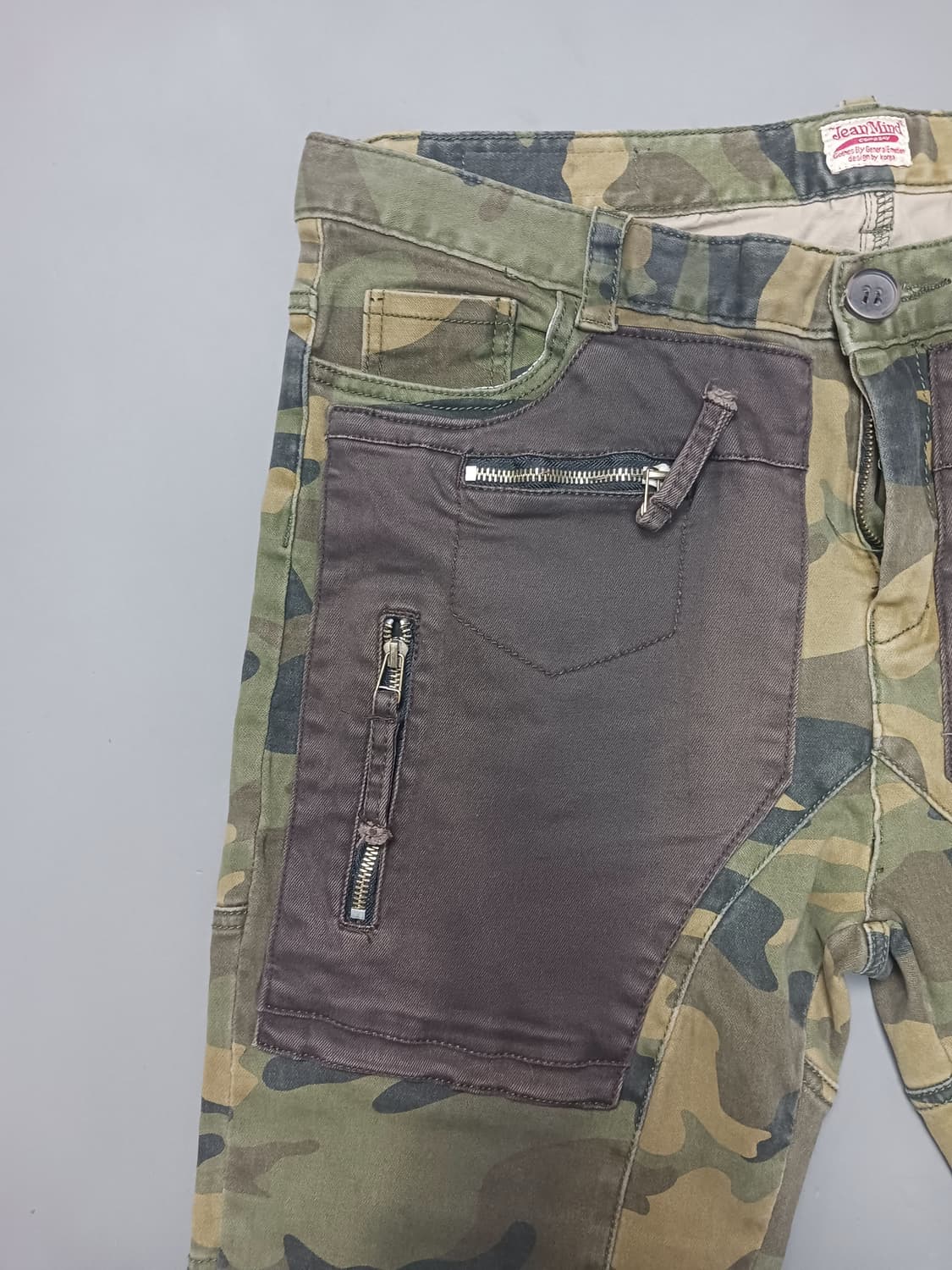 새상품 [38] JMC Y2K 카모플라쥬 포켓덧댐 카고 데님 팬츠 상품이미지2