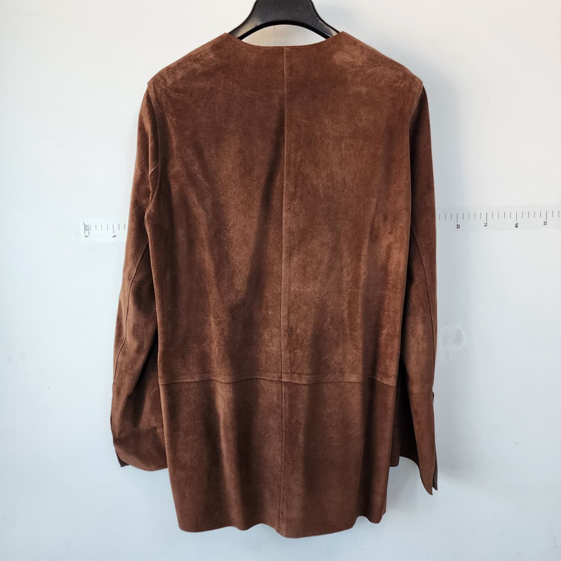 SIHWA 브라운 양가죽 더블 버튼 자켓 상품이미지3