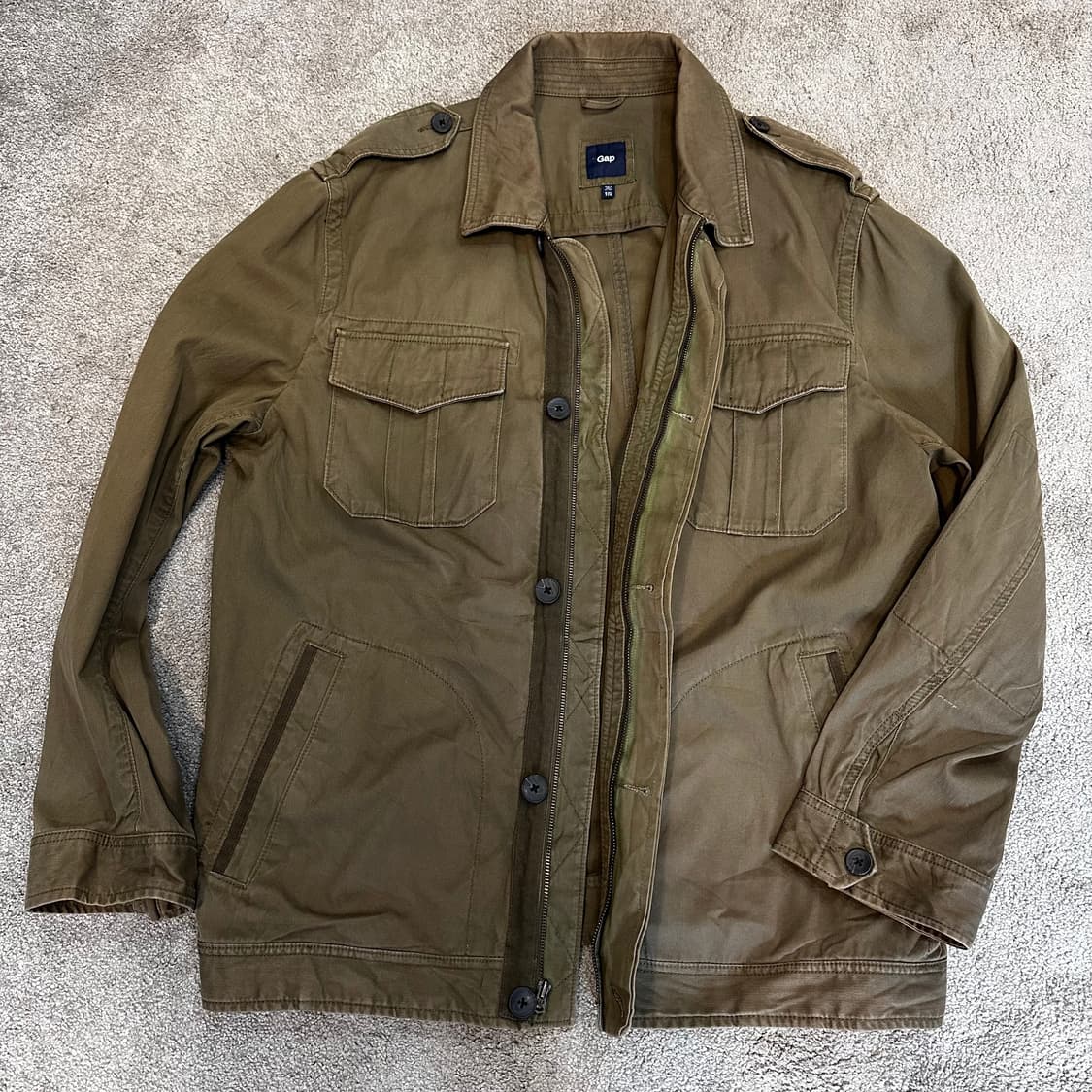 갭 빈티지 올리브 더스트 필드 자켓XXL 상품이미지3